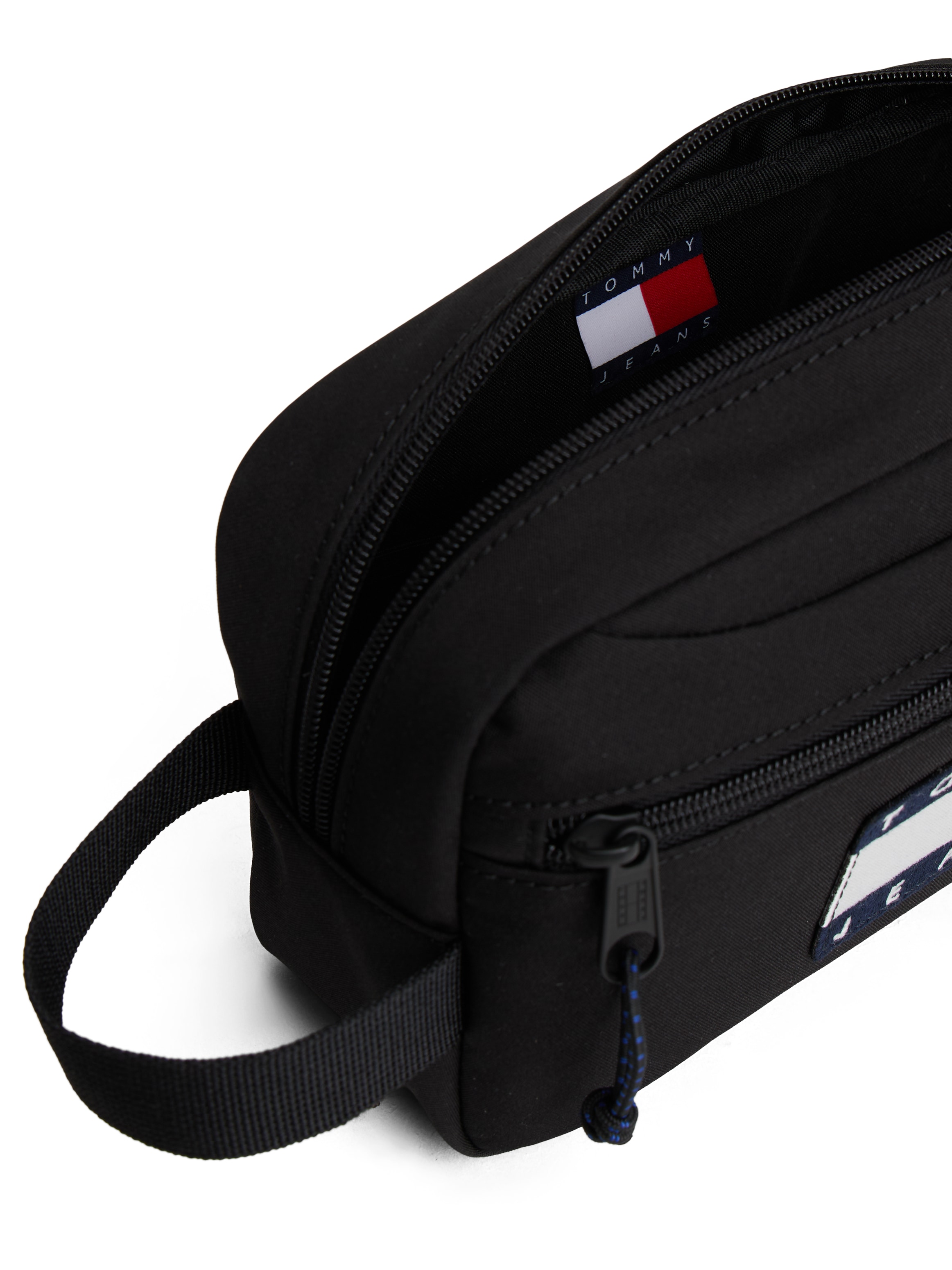 Tommy Jeans Kulturbeutel »TJM ARCHIVE WASHBAG« , Unisex Minibag, Kosmetiktasche mit Tommy Jeans Logoaufnäher