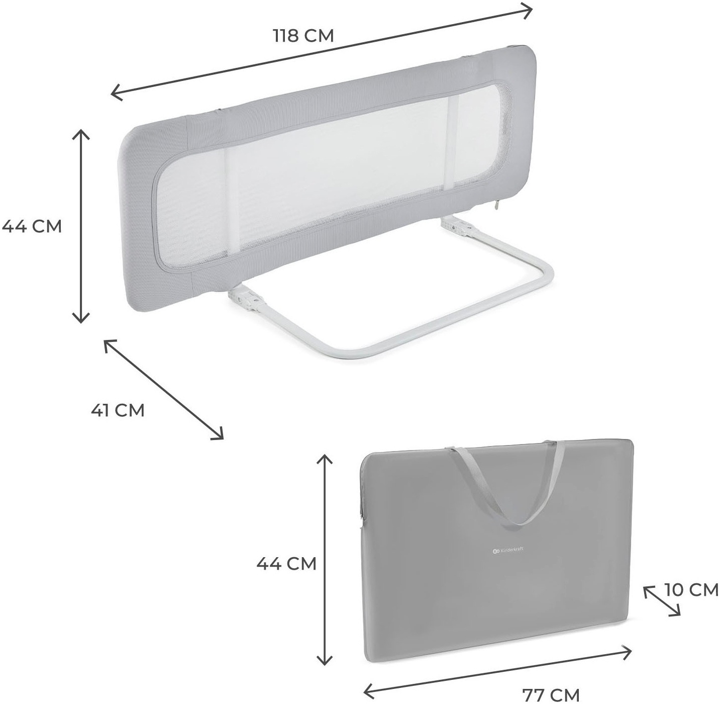 Kinderkraft Bettschutzgitter »Guard and Dream«