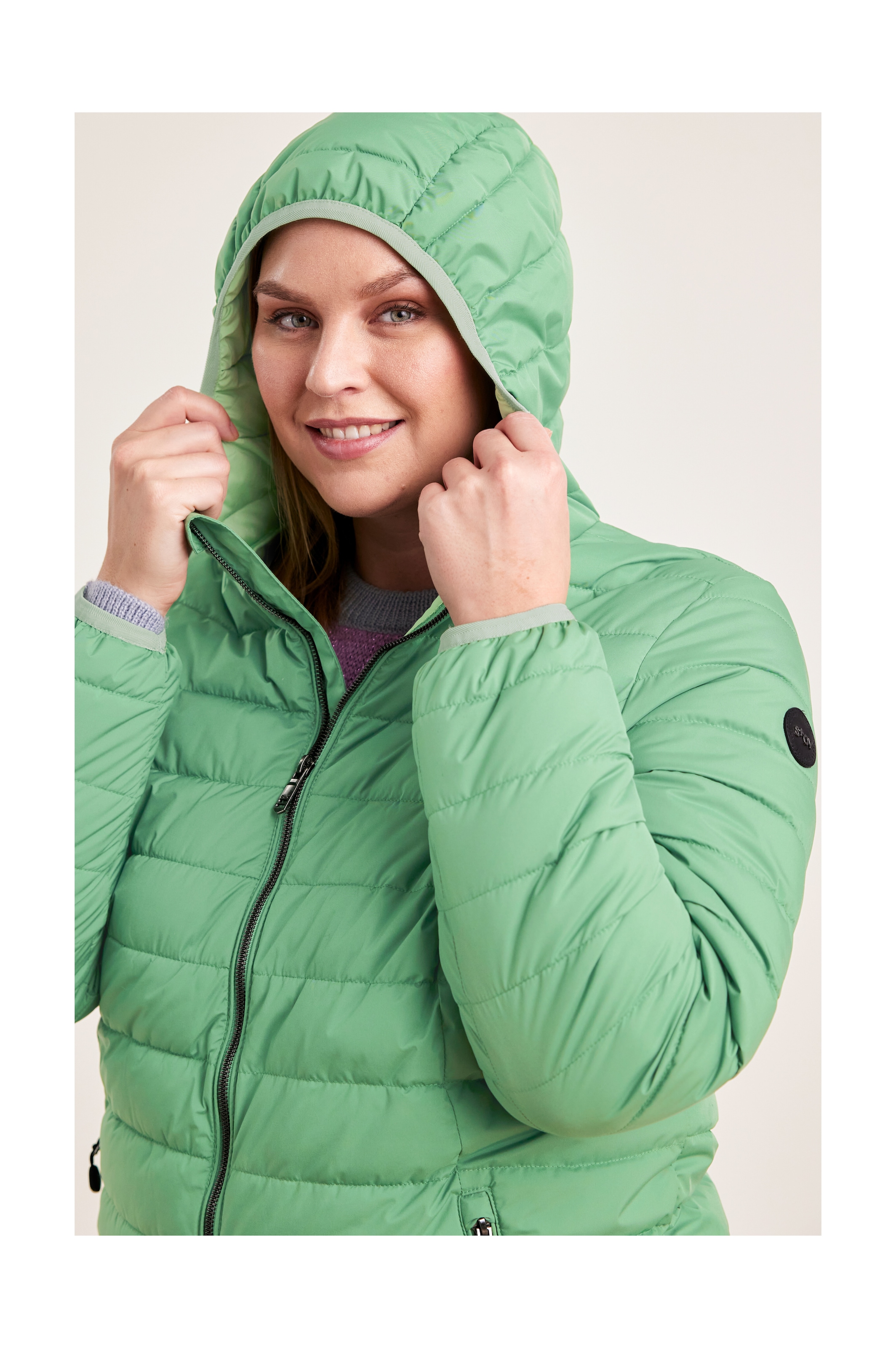 STOY Steppjacke »STS 3 WMN QLTD JCKT«, atmungsaktive, wasserabweisende Damen Steppjacke in großen Größen