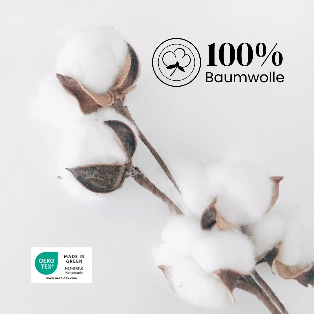 Oh cosy Bettwäsche »Sally aus superweichem Musselin, 135x200cm + 80x80cm« 2 Stk. tlg. Made in Green