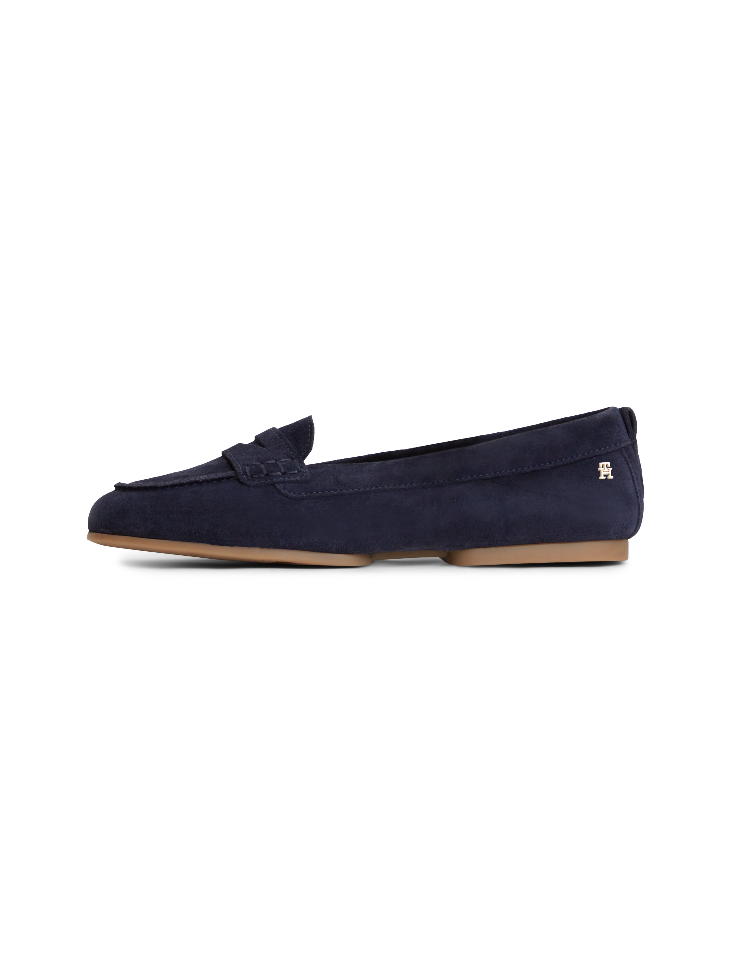 Tommy Hilfiger Loafer »TH FLEX SUEDE LOAFER BALLERINA«  Schlupfschuh, Slipper, Pennyloafer im Mokassin-Stil