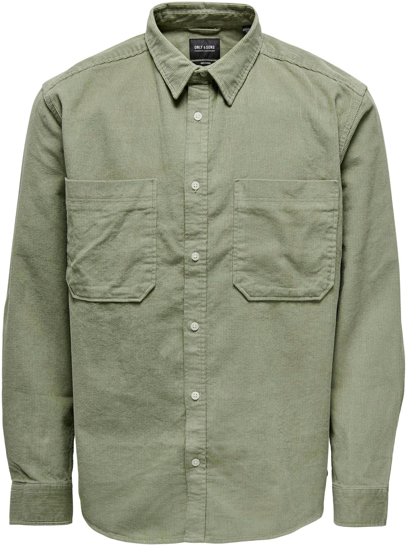 ONLY & SONS Langarmhemd »OS ONSALP RLX 2PKT WASHD COR«