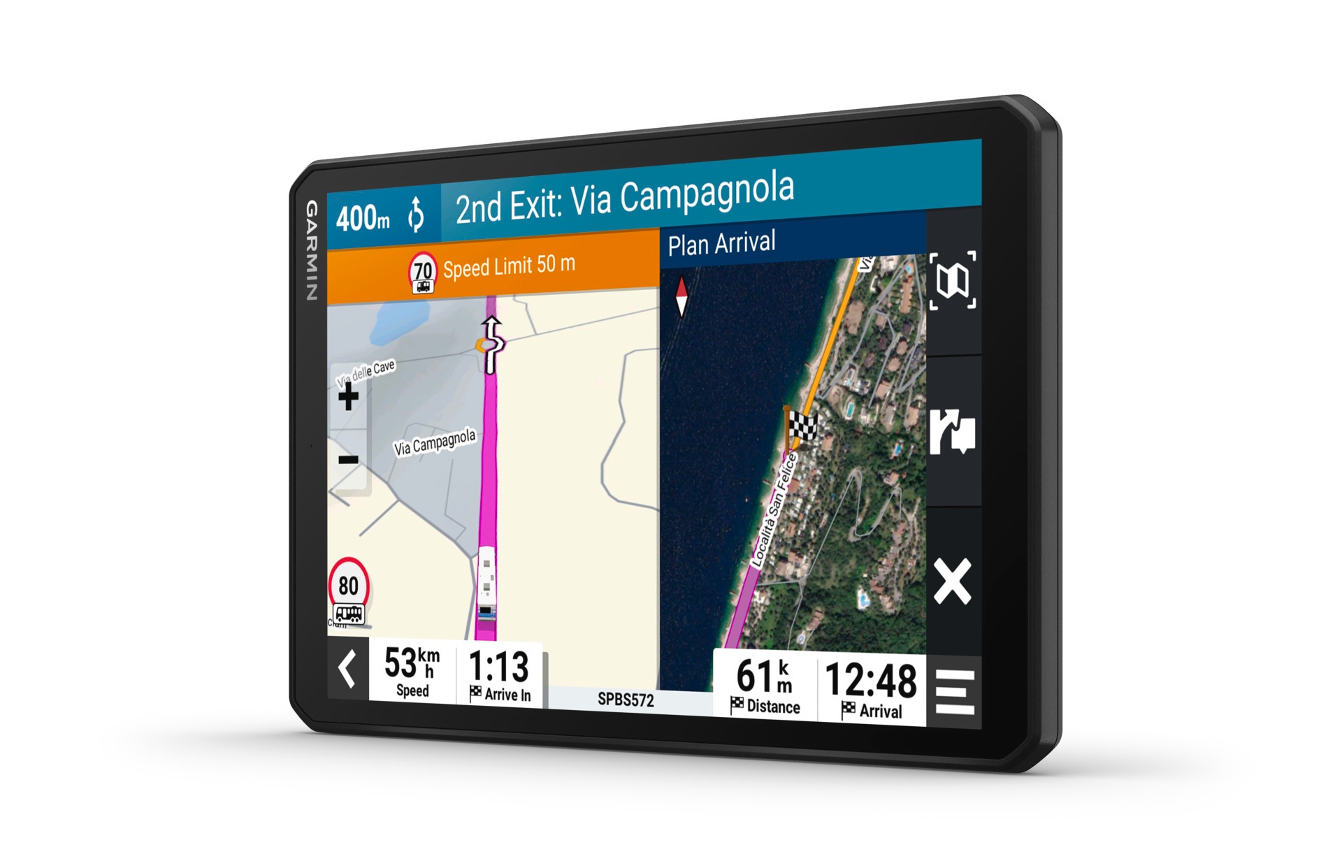 Garmin Navigationsgerät »Camper 895 MT-D EU«, (Europa (45 Länder) Karten-Updates), Bluetooth