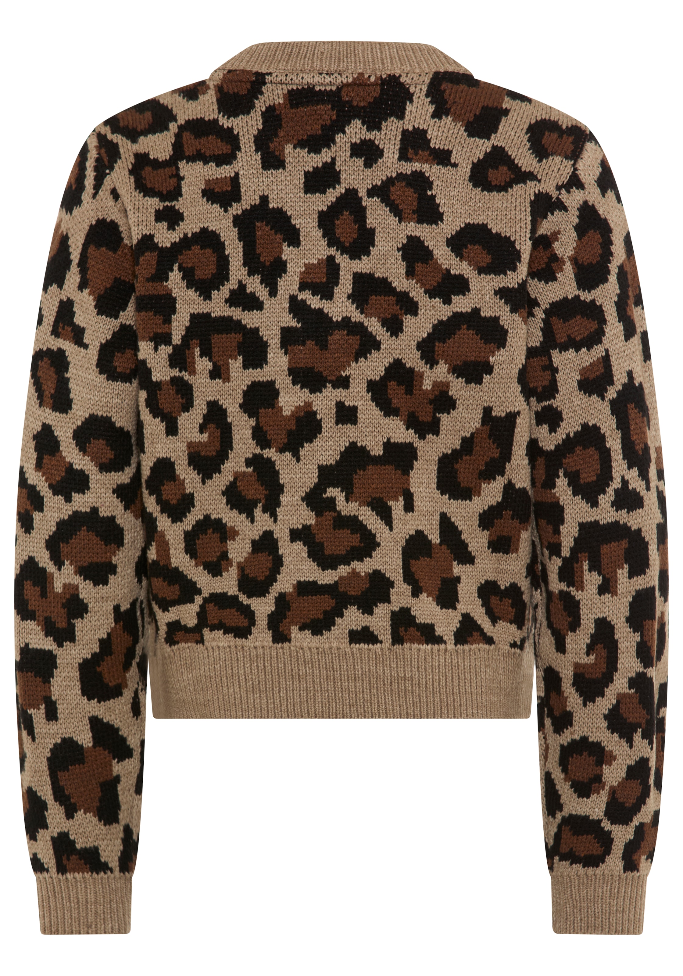 KIDSWORLD Strickjacke »Strickjacke mit Leo-Muster«, Strickjacke in Leo-Optik