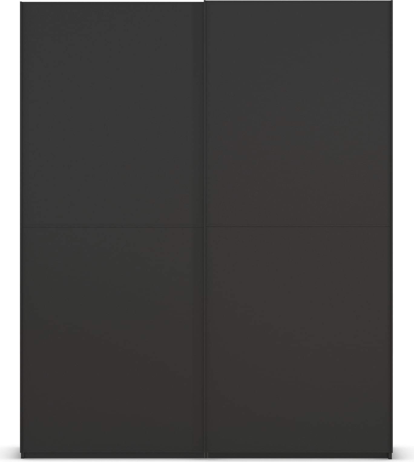 rauch Schwebetürenschrank »Kleiderschrank Schrank Garderobe Schlafzimmerschrank SCALE-DUO« edle zweigeteilte Türen und 3 Zierleisten MADE IN GERMANY