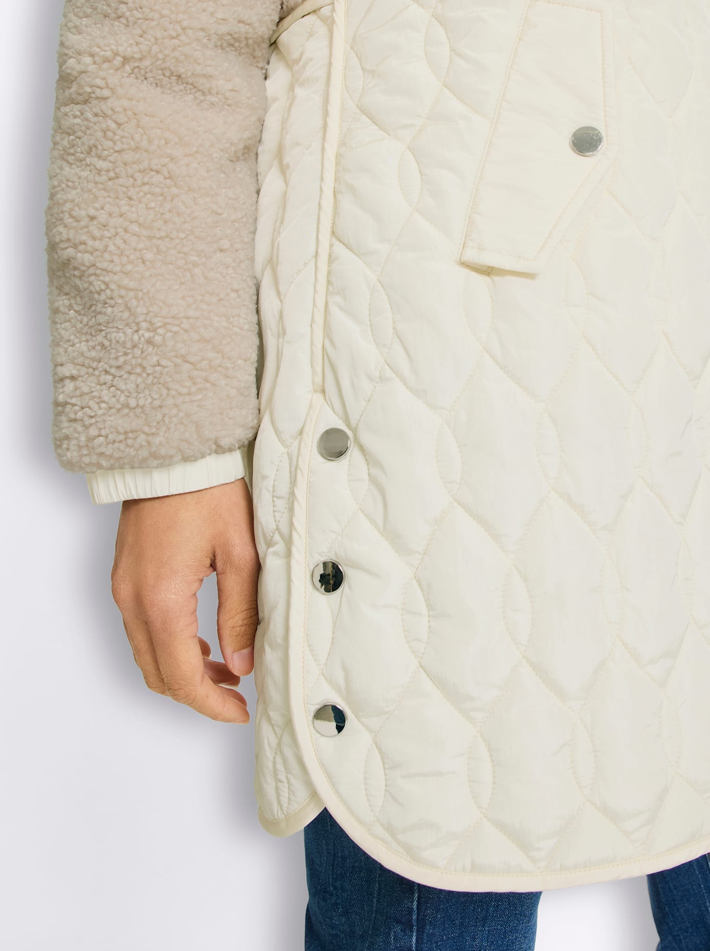 heine Langjacke mit Kapuze