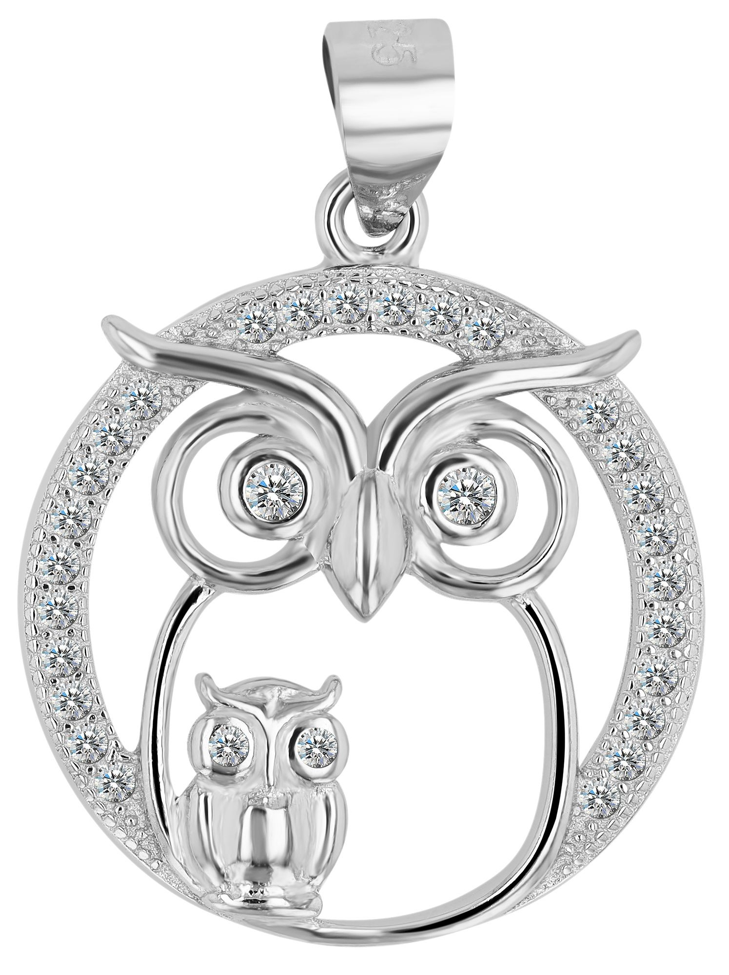 Adelia´s Kettenanhänger »Damen Anhänger aus 925 Silber mit Zirkonia«