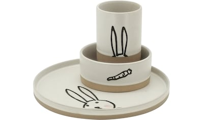 Lüttenhütt Kindergeschirr-Set »Hanke«, (Set, 3 tlg.), Bunny-Dekor kaufen