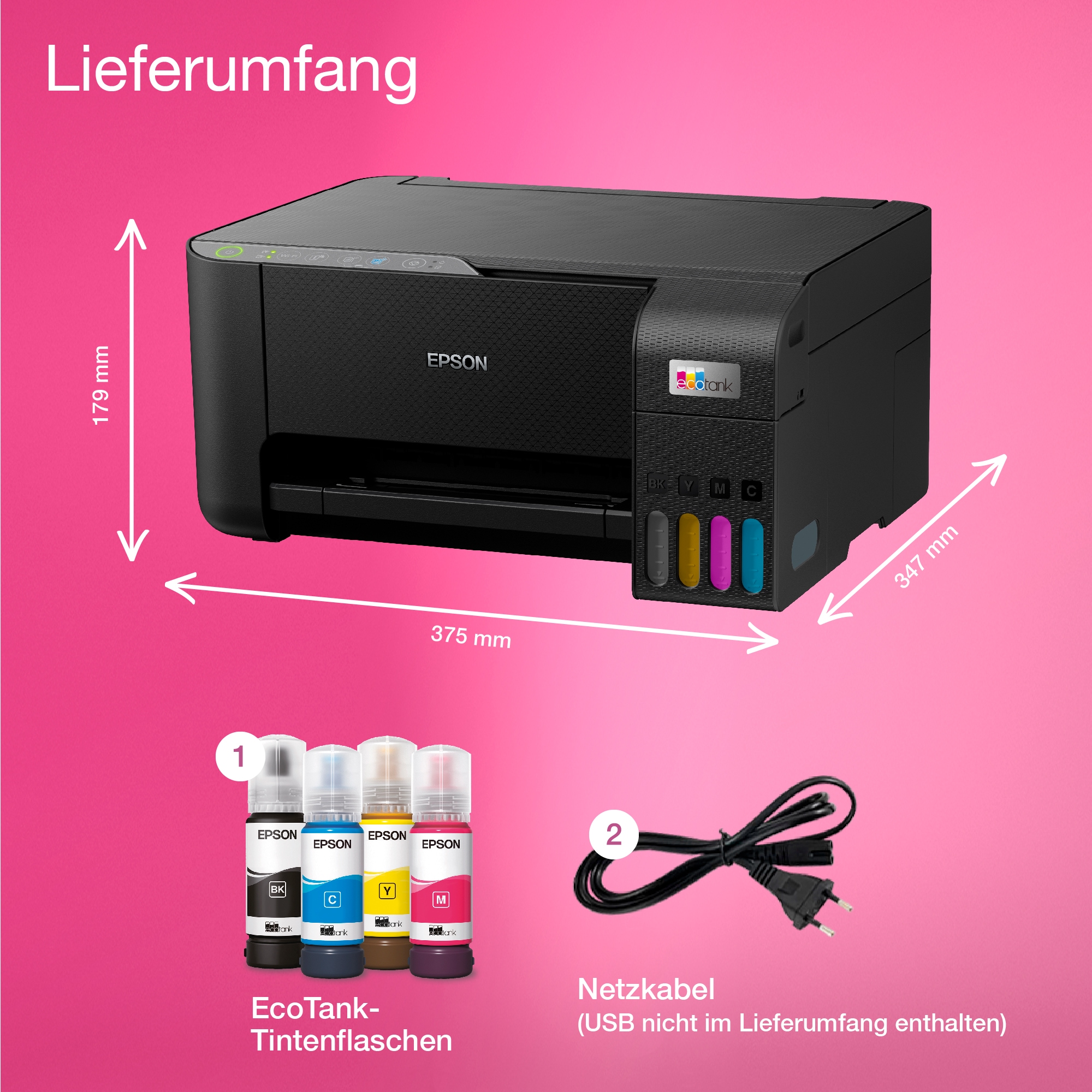 Epson Multifunktionsdrucker »EcoTank ET-2860«