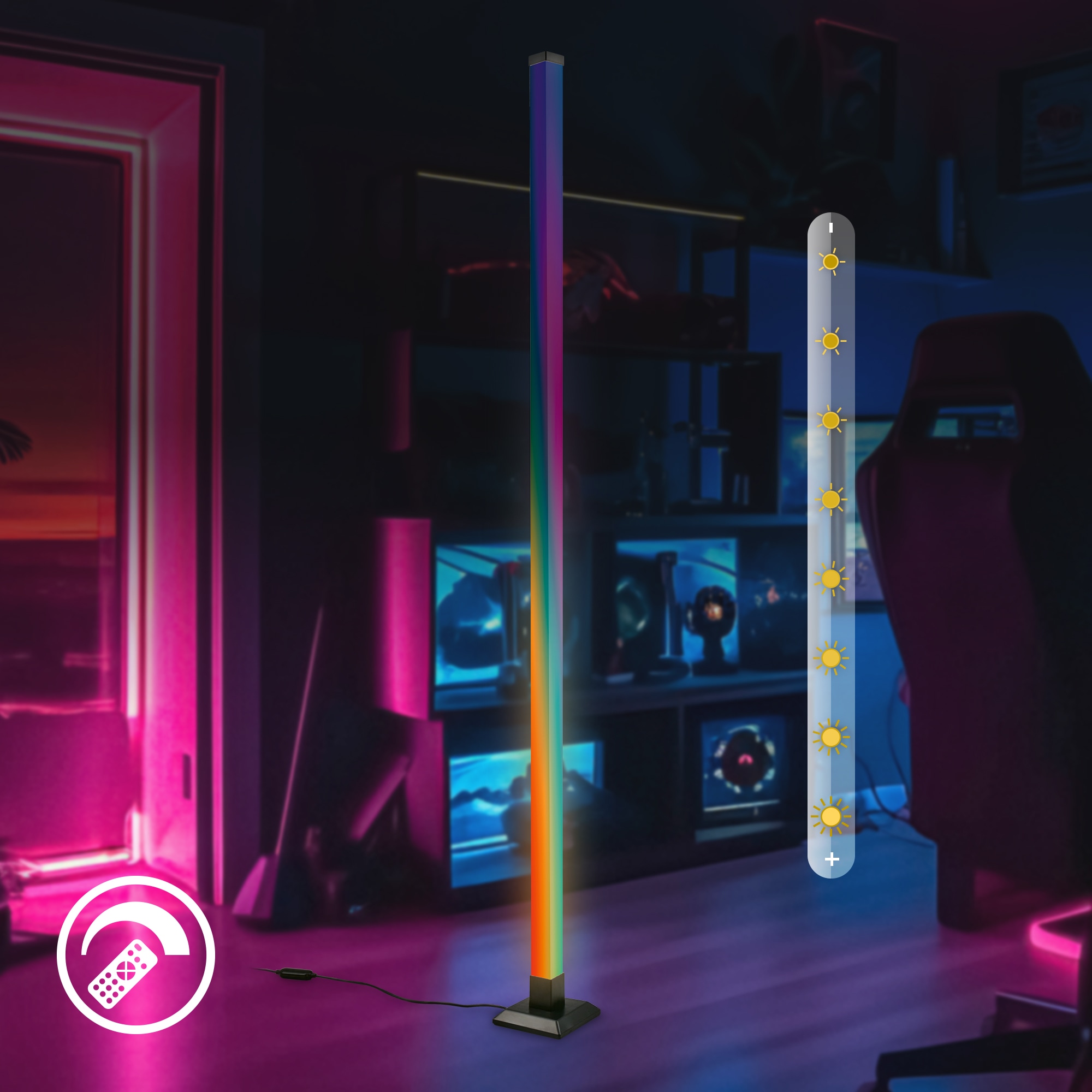 Briloner Leuchten LED Stehlampe »FLASH 1661015«