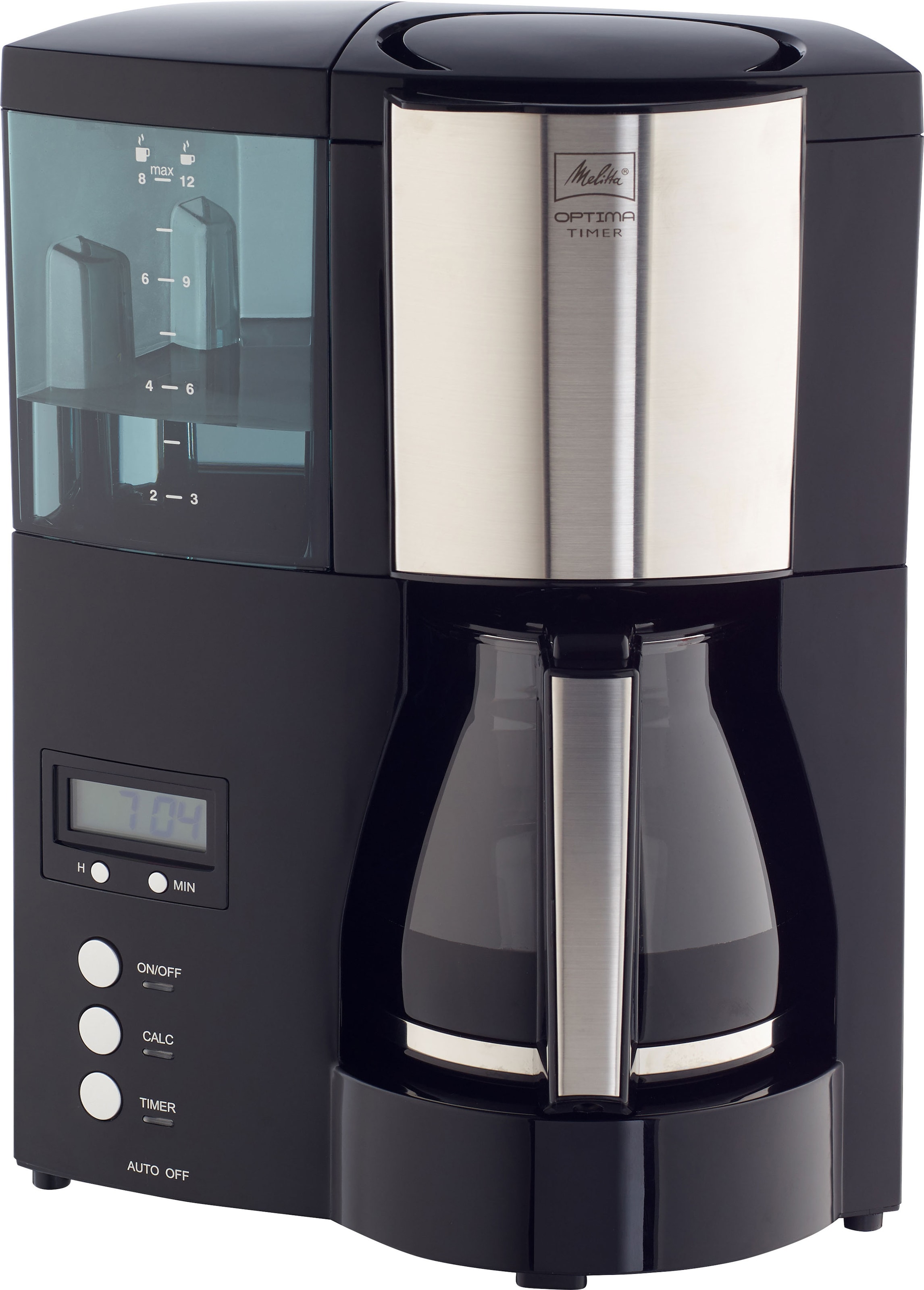 Melitta Filterkaffeemaschine »Optima Timer 100801«, 1 l Kaffeekanne, Papierfilter, 102