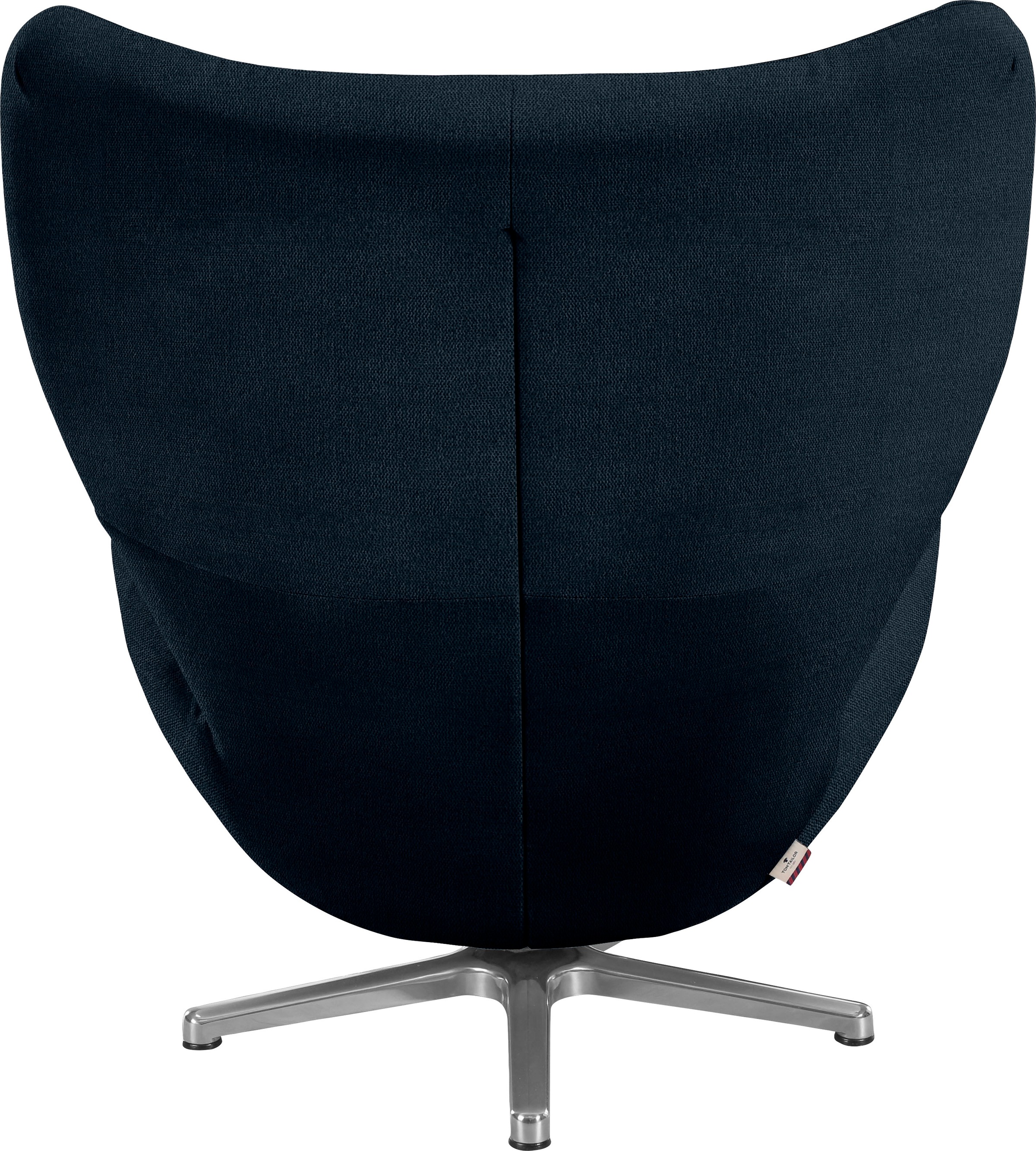 mit TOM Shop Metall-Drehfuß »TOM Online Chrom PURE«, HOME Loungesessel TAILOR OTTO in