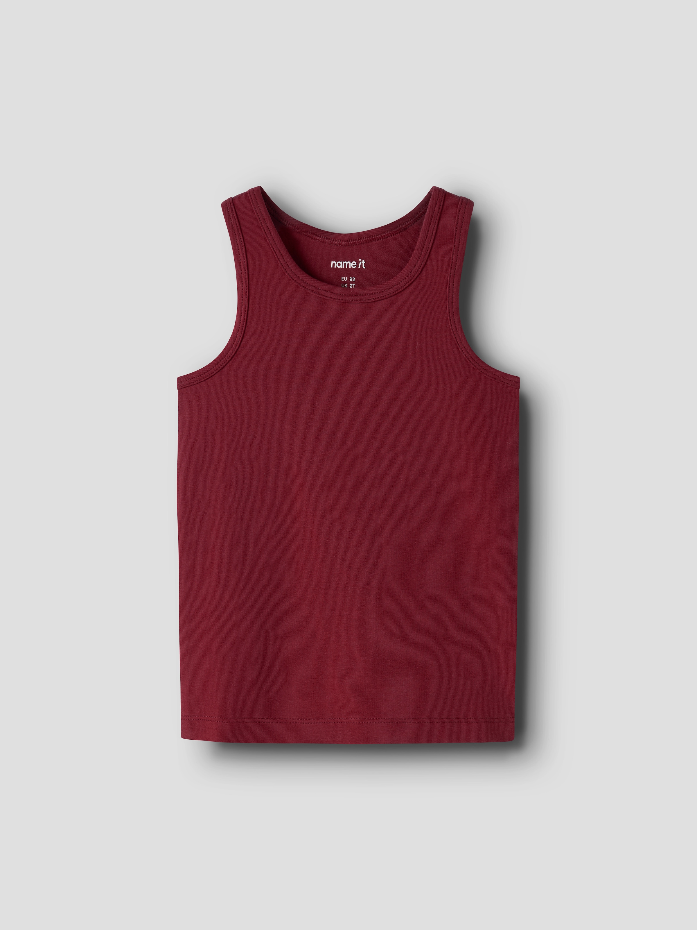 Name It Unterhemd »NMFTANK TOP 2P CUTIE HEART NOOS« Packung, 2 Stk. Baumwollmischung, uni und bedruckt im Set