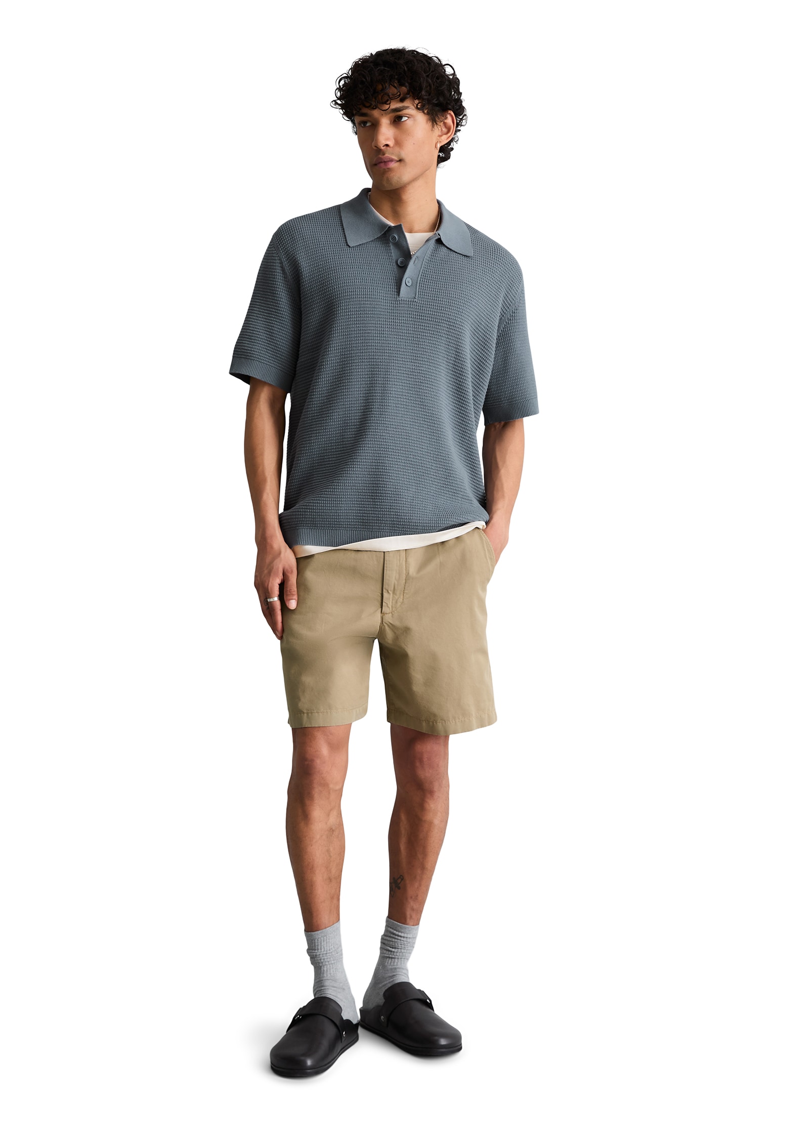 Marc O'Polo DENIM Poloshirt mit Waffelstruktur, regular fit