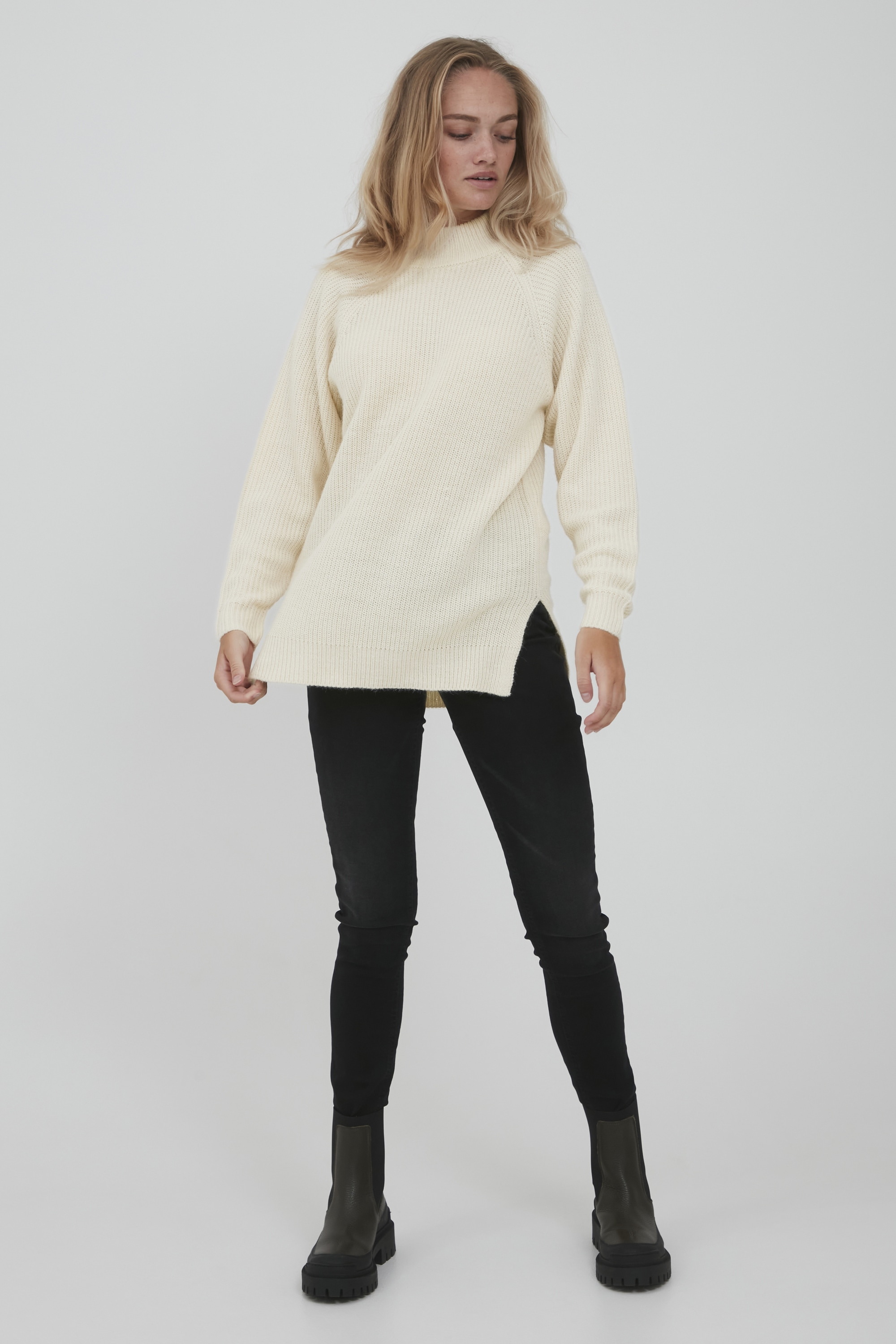Ichi Strickfleece-Pullover »Strickpullover IHMaratt«