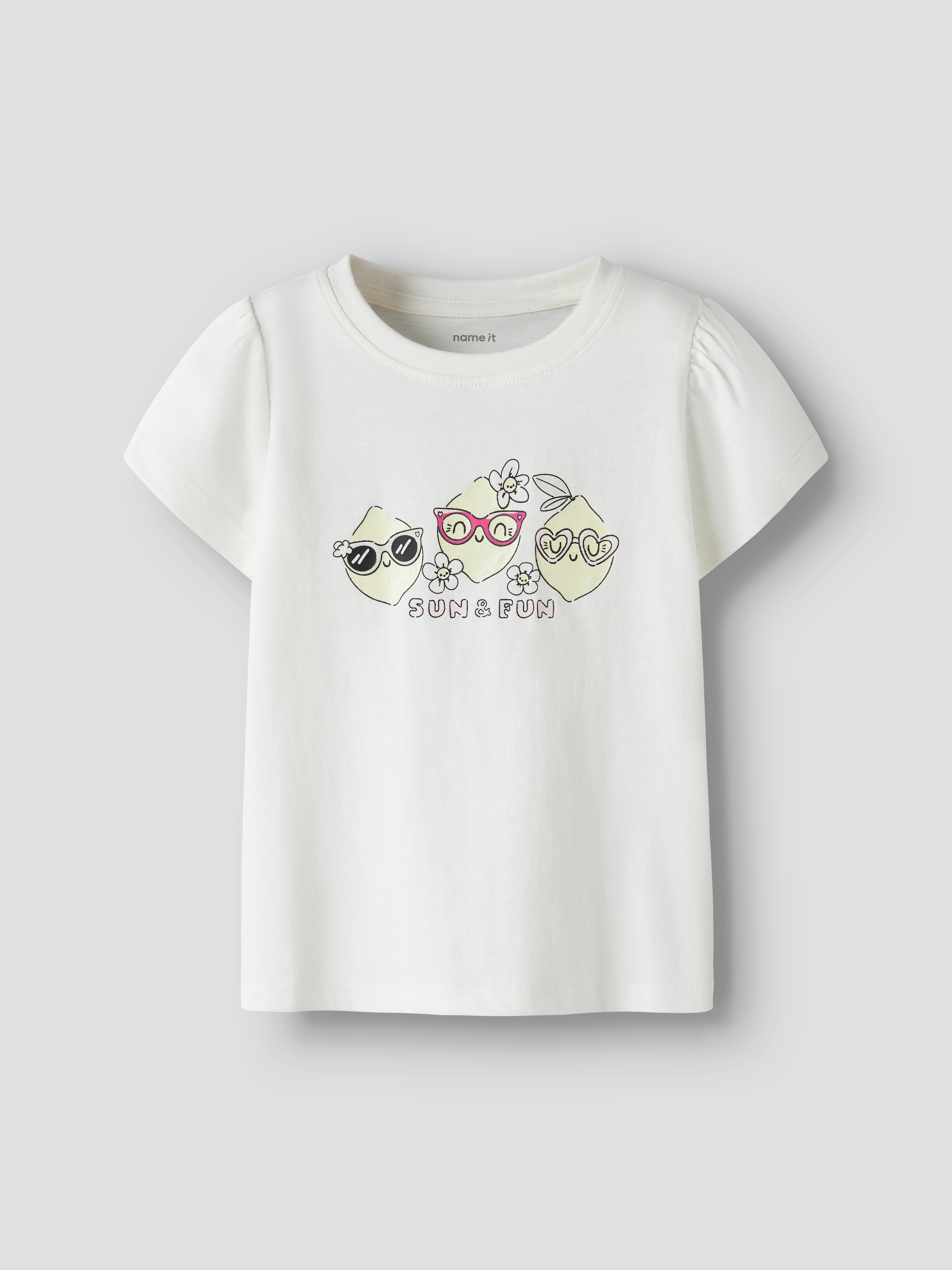 Name It T-Shirt »NMFVIBEKE CAPSL TOP«