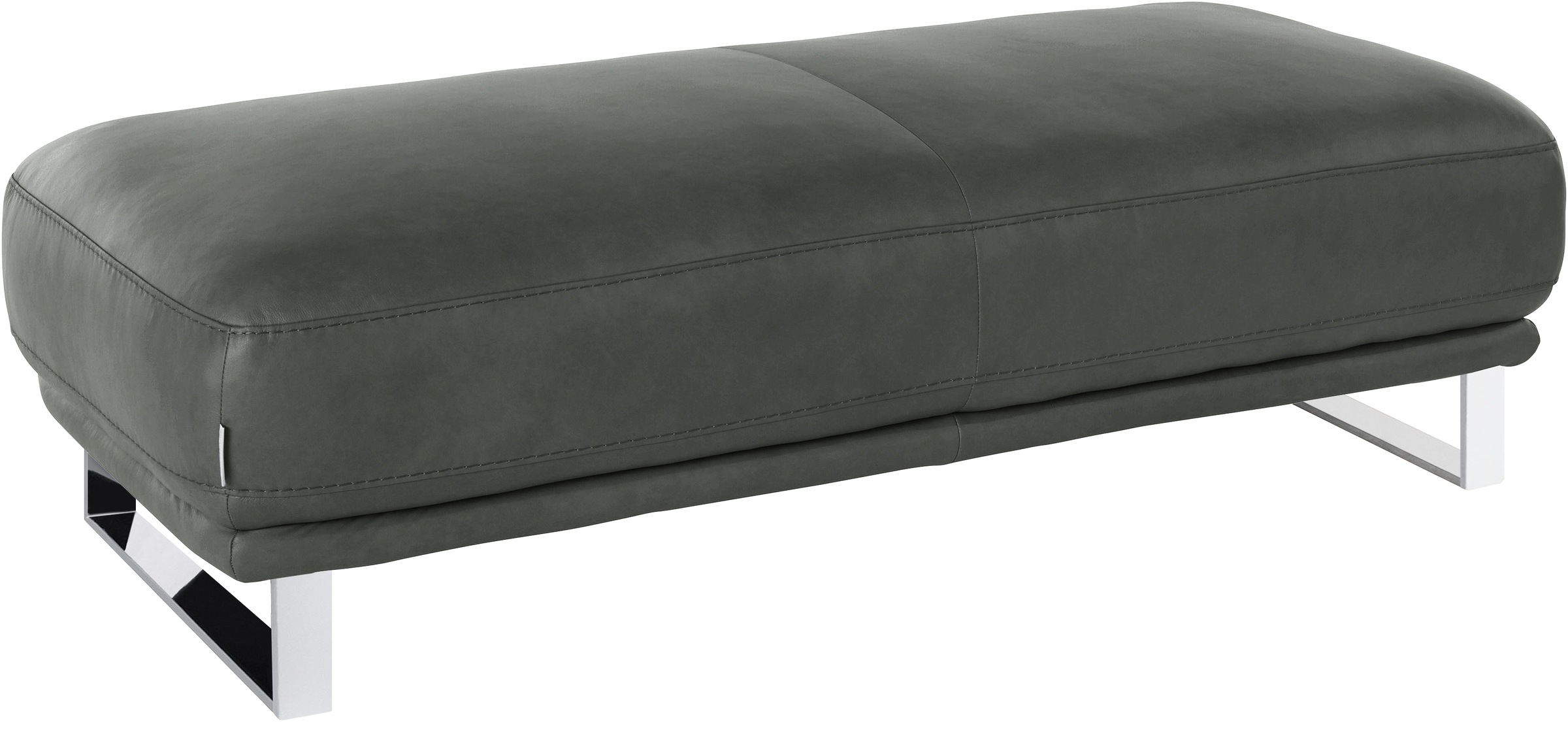 W.SCHILLIG Hocker »montanaa« mit Metallkufen in Chrom glänzend, Breite 141 cm