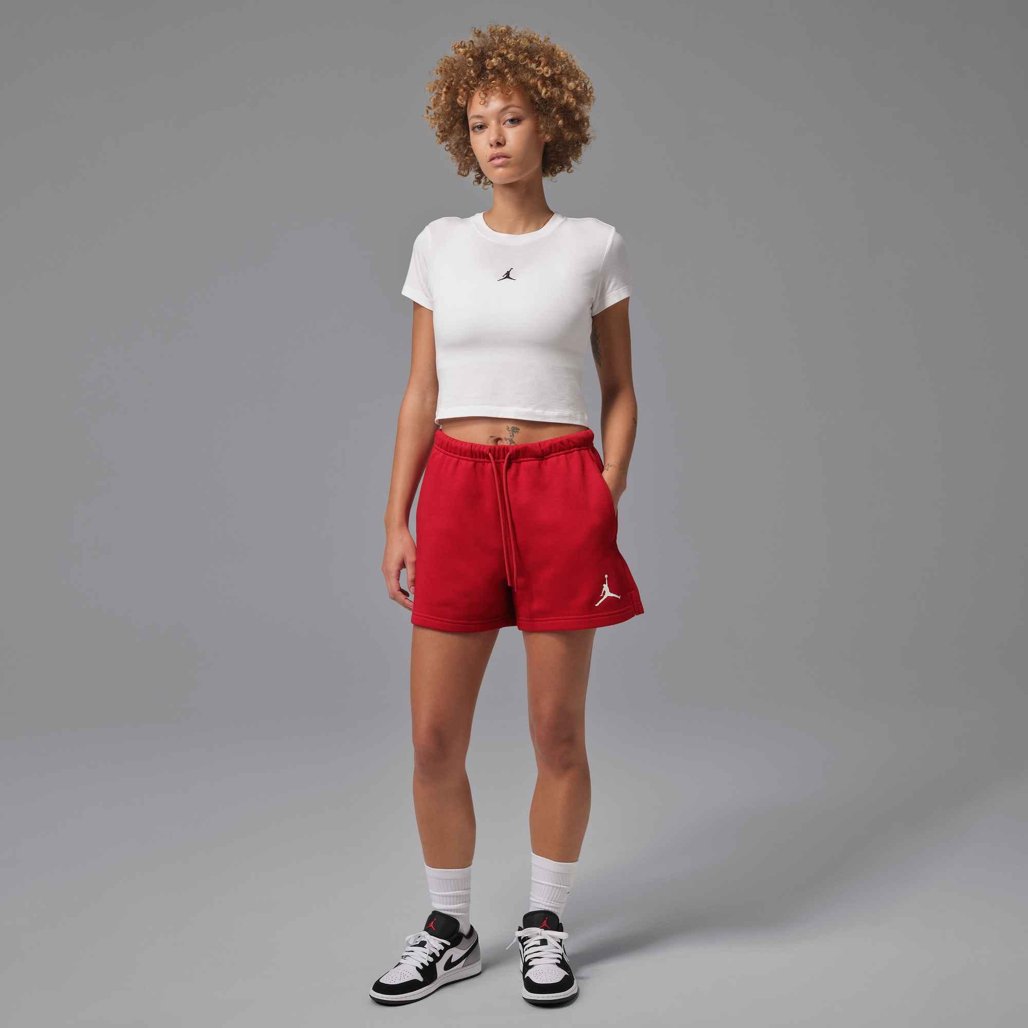 Jordan Trainingsshorts »W J JUMPMAN FLC SHORT 2«  sportlicher Stil, für Sportmode und Streetwear, bequeme Passform