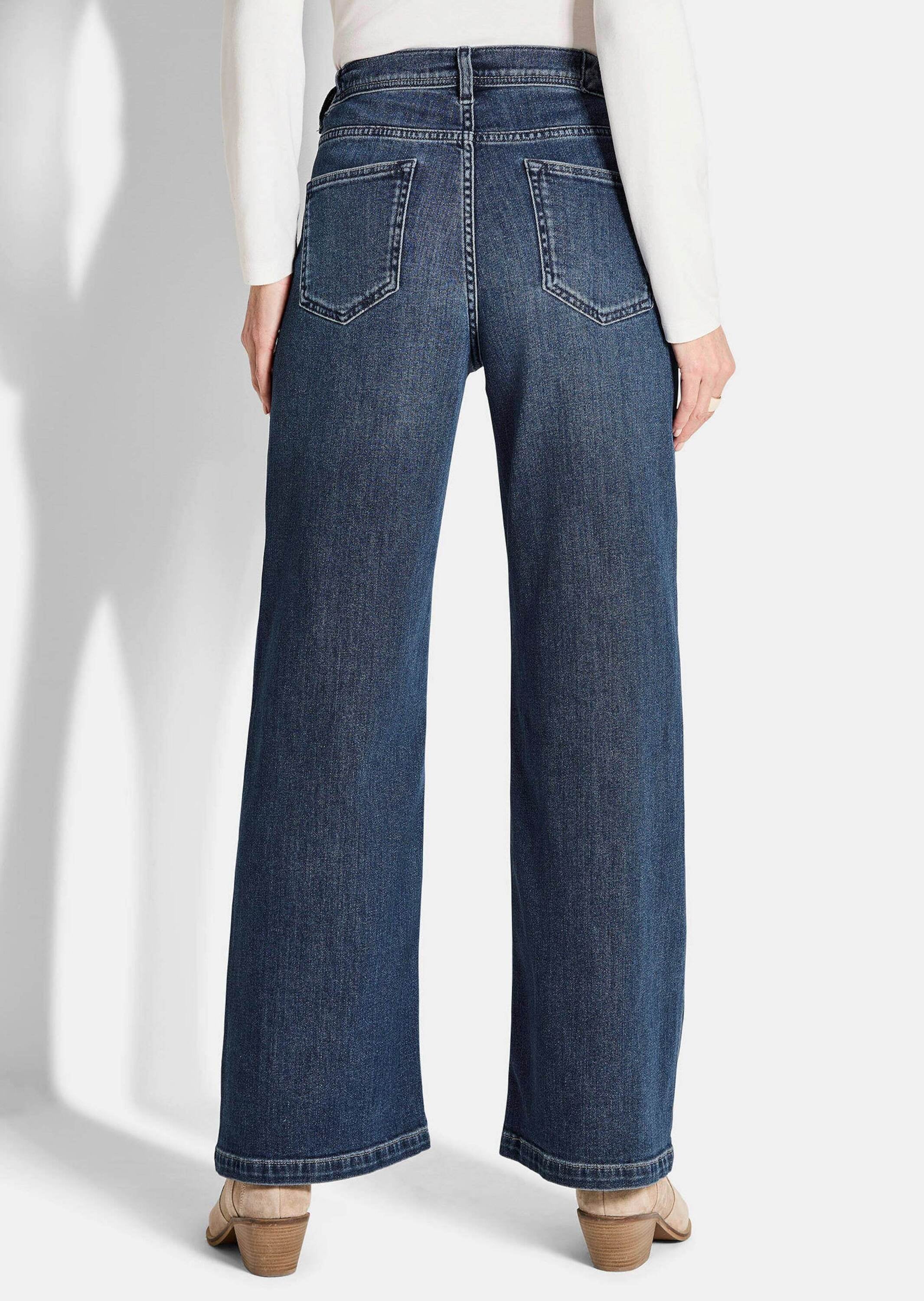GOLDNER Regular-fit-Jeans »5-Pocket Jeans-Culotte VERA«