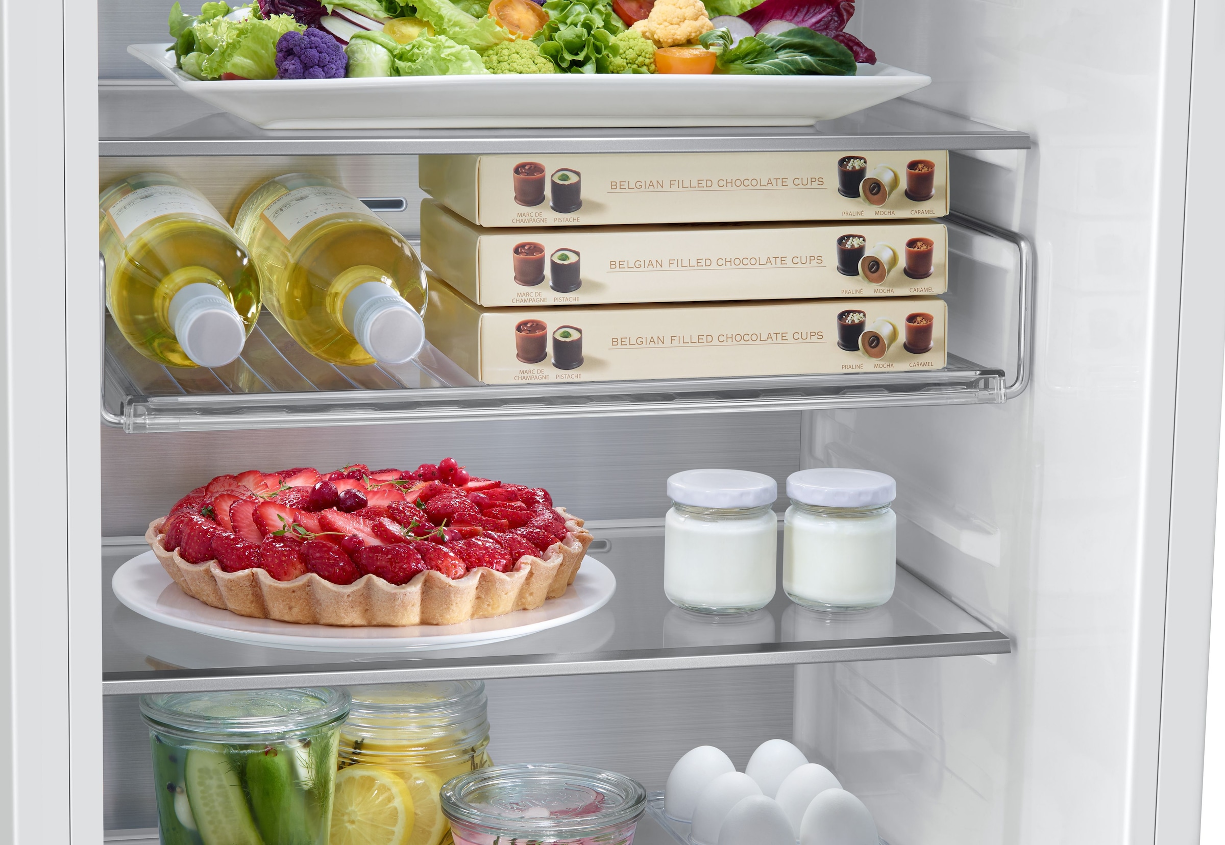 Samsung Einbaukühlgefrierkombination BRB8OF »BRB80F26ACFO«, Optimal Fresh+ - Langanhaltende Frische für Fleisch und Fisch