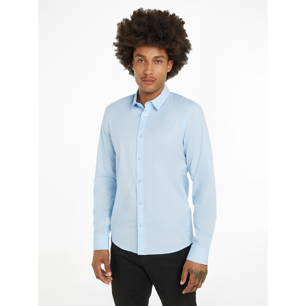 Calvin Klein Businesshemd »STRETCH POPLIN SLIM SHIRT«