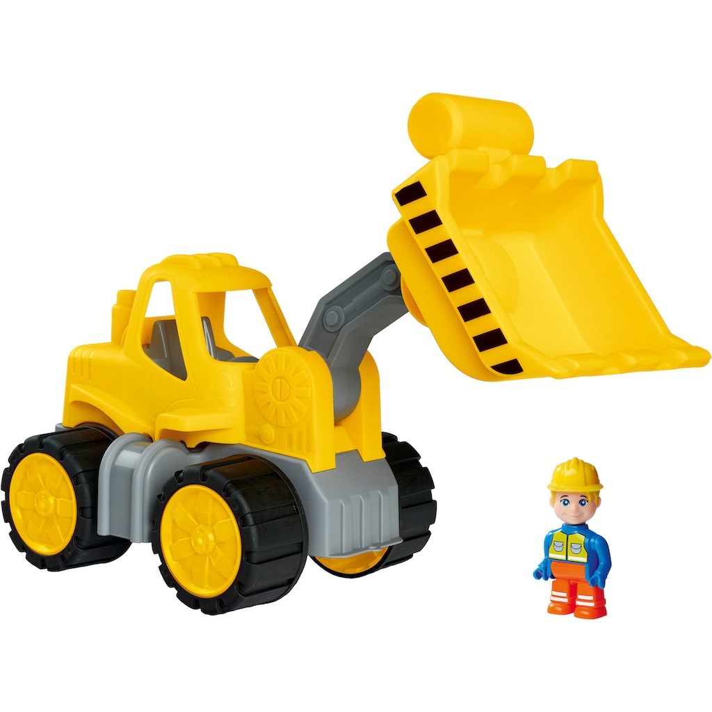 BIG Spielzeug-Radlader »Power-Worker Radlader + Figur«, Made in Germany