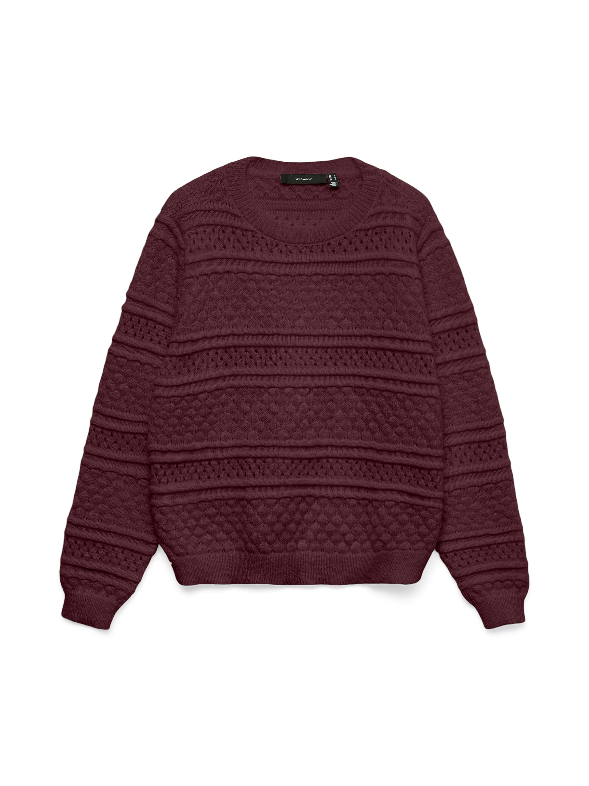 Vero Moda Strickpullover »VMLEO LS O-NECK PULLOVER BF«