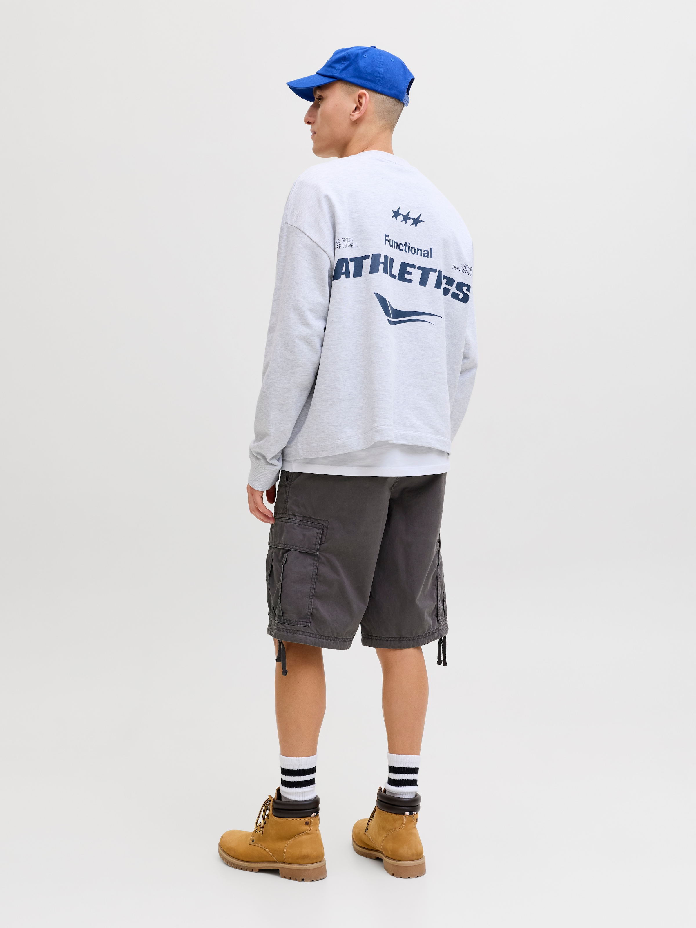 Jack & Jones Cargohose »JPSTCOLE FRANK CARGO SHORT MID SN«  mit Seitentaschen