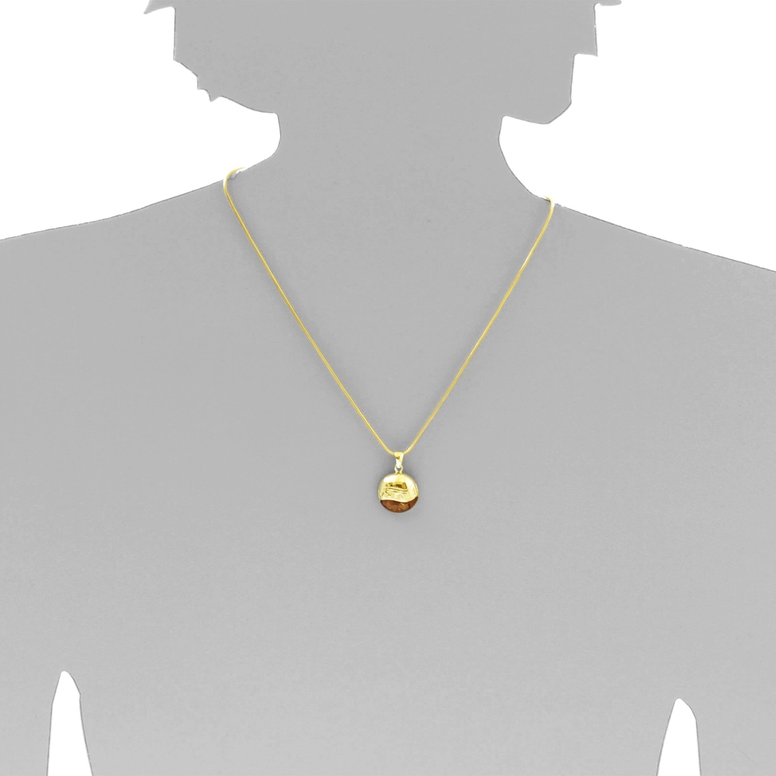OSTSEE-SCHMUCK Kettenanhänger »- Ostsee - Gold 333/000 - Bernstein«