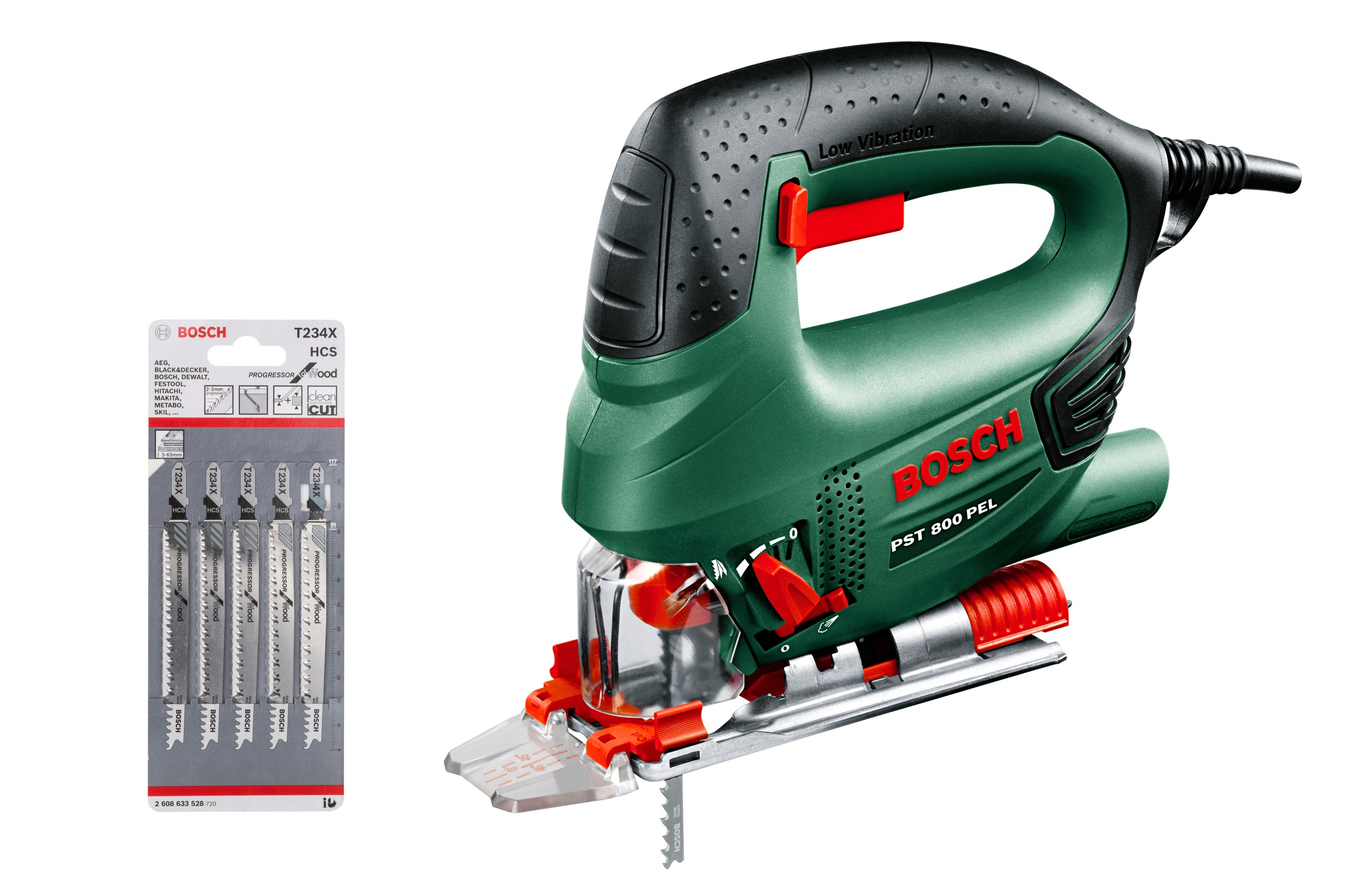 BOSCH Pendelhubstichsäge »PST 800 PEL«, inkl. Sägeblatt-Set