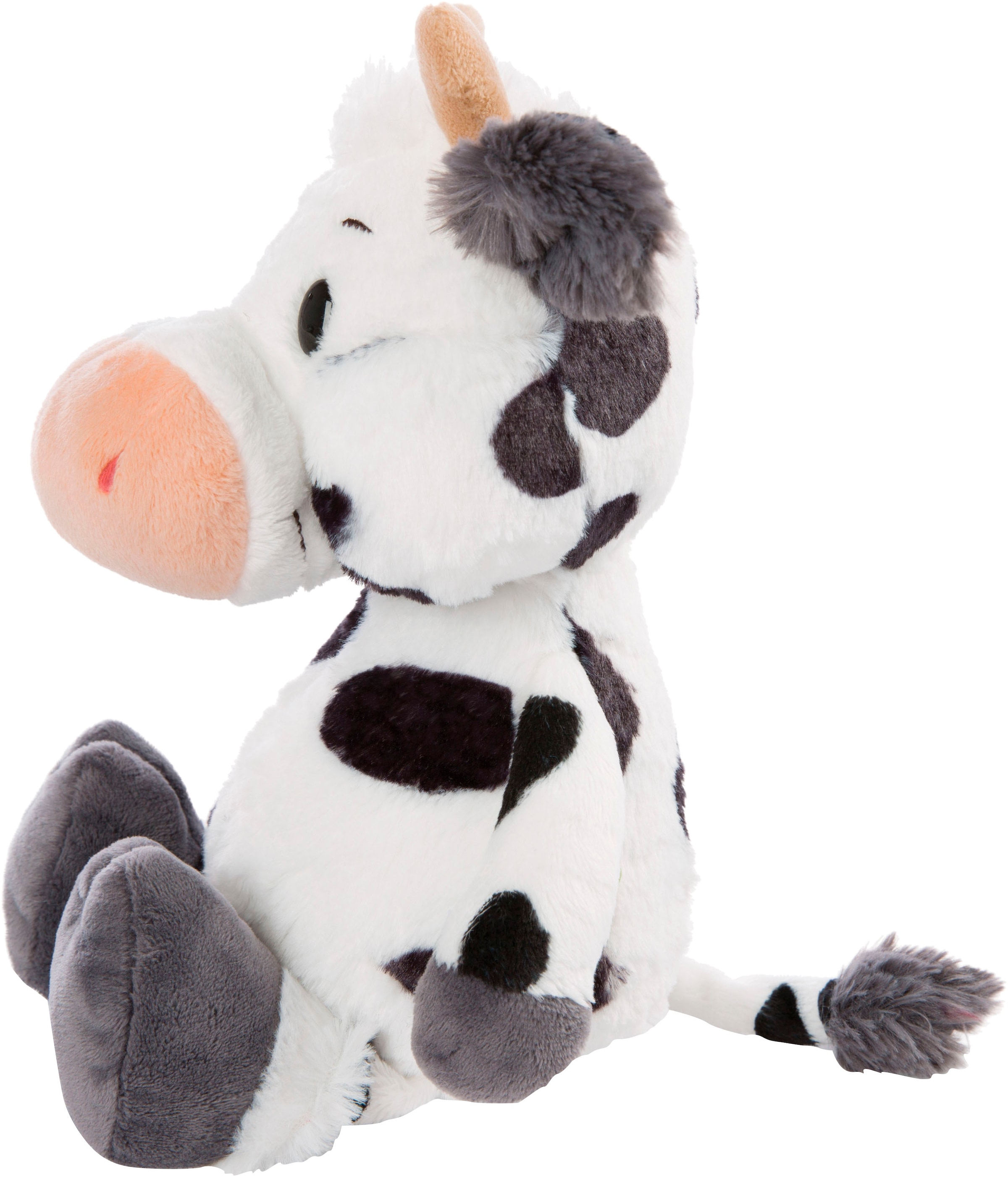 Nici Kuscheltier »Farm Friends, Kuh Cowluna, 33 cm schlenkernd«, schlenkernd; enthält recyceltes Material