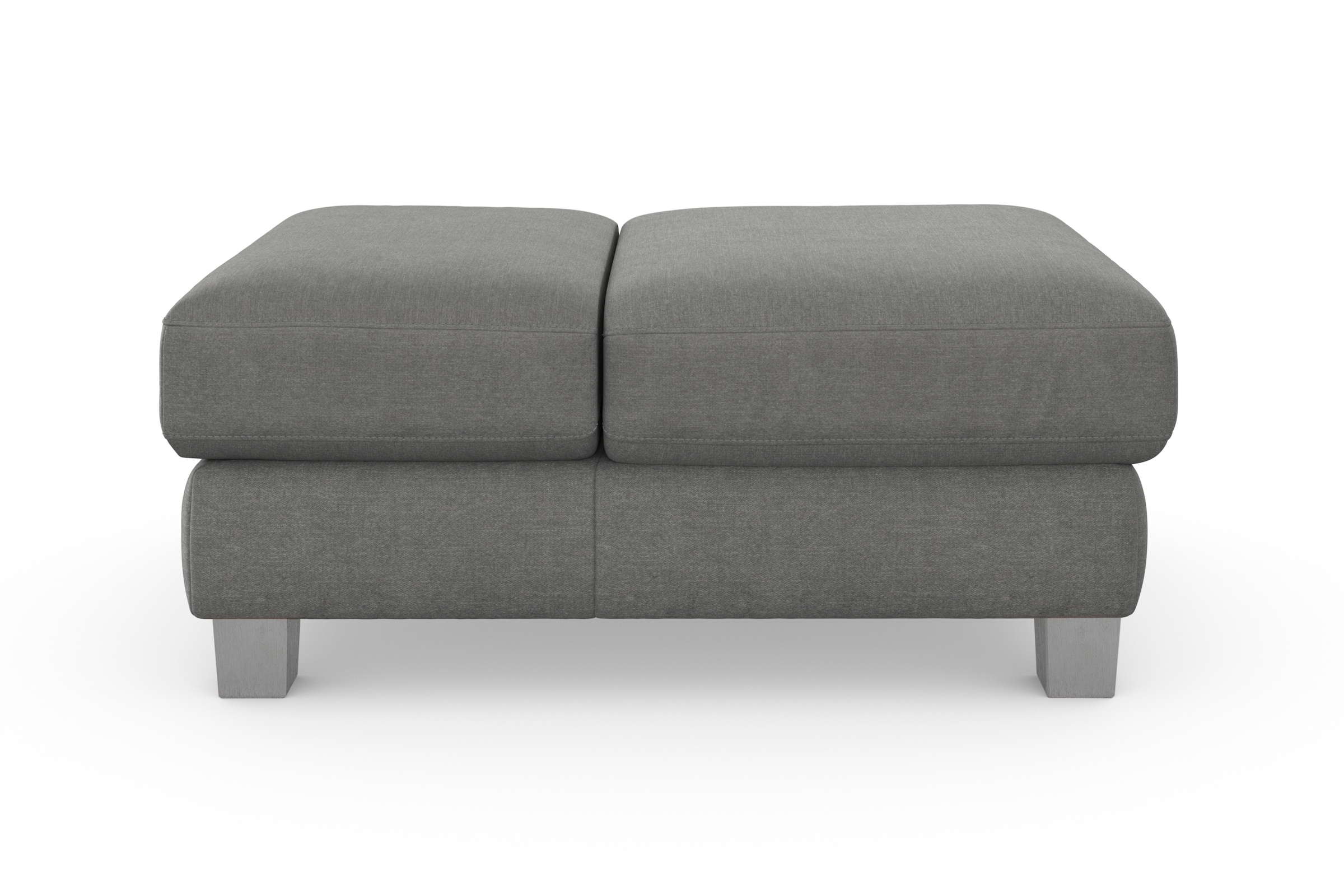 sit&more Polsterhocker »Dundee«, mit Klappfunktion, Federkern und hochwertigen Edelstahlfüßen