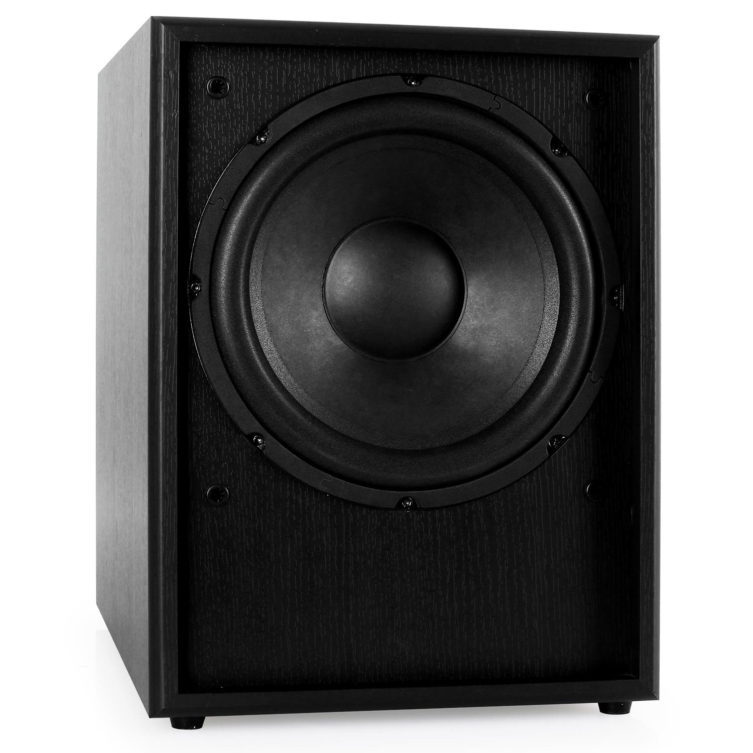 Auna Aktiv-Subwoofer AUX Schwarz