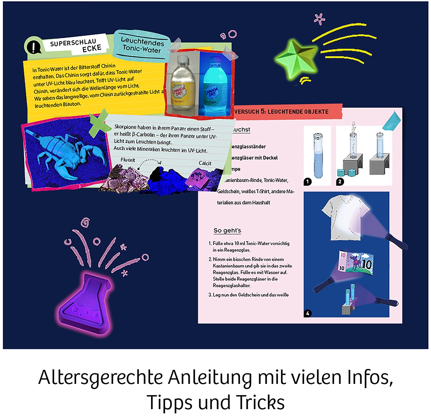 Kosmos Experimentierkasten »Fun Science Coole Neonleuchten«