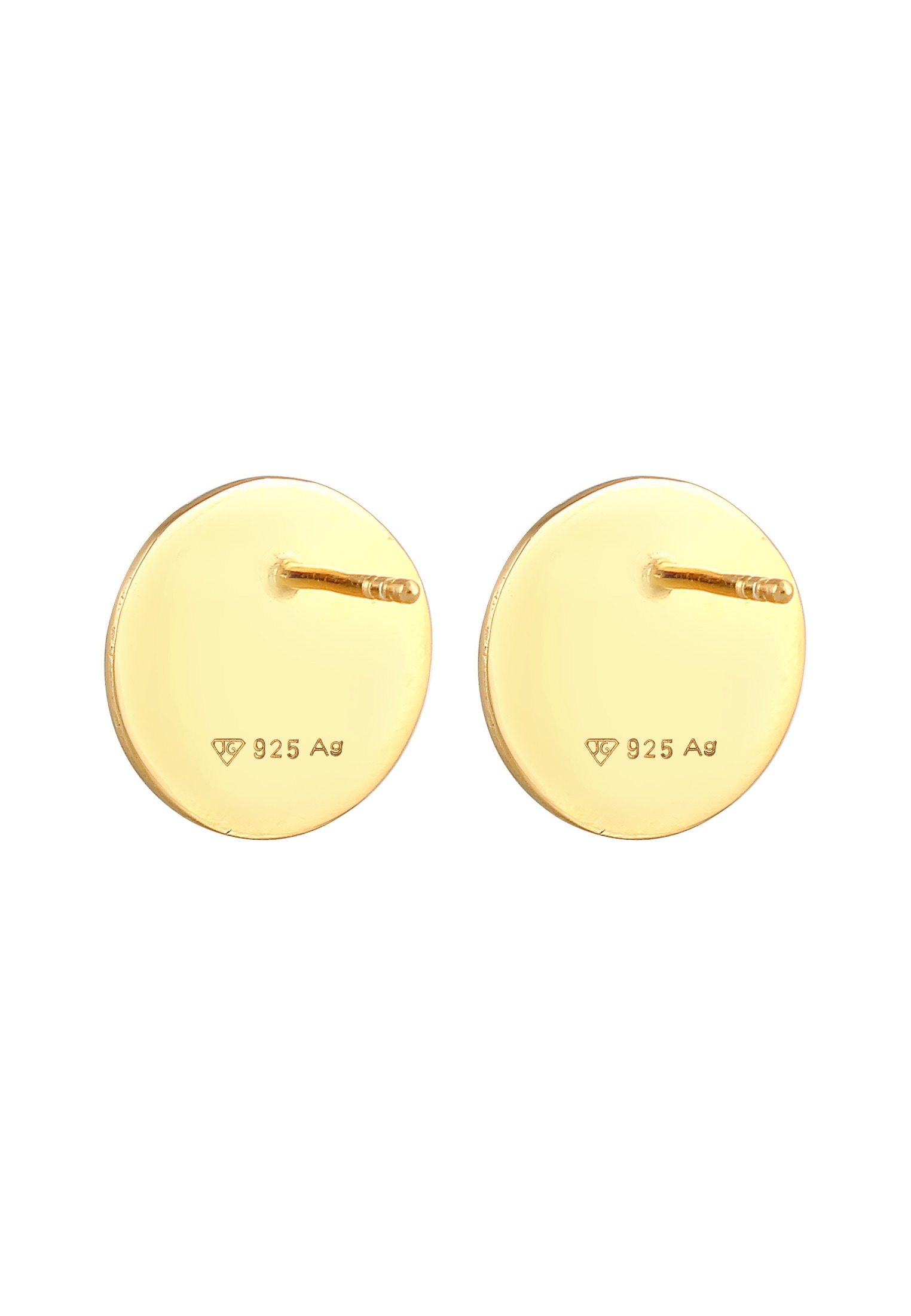 Elli Paar Ohrstecker »Ohrringe Ohrstecker Geo Kreis Basic Trend Unisex 925er Silber«