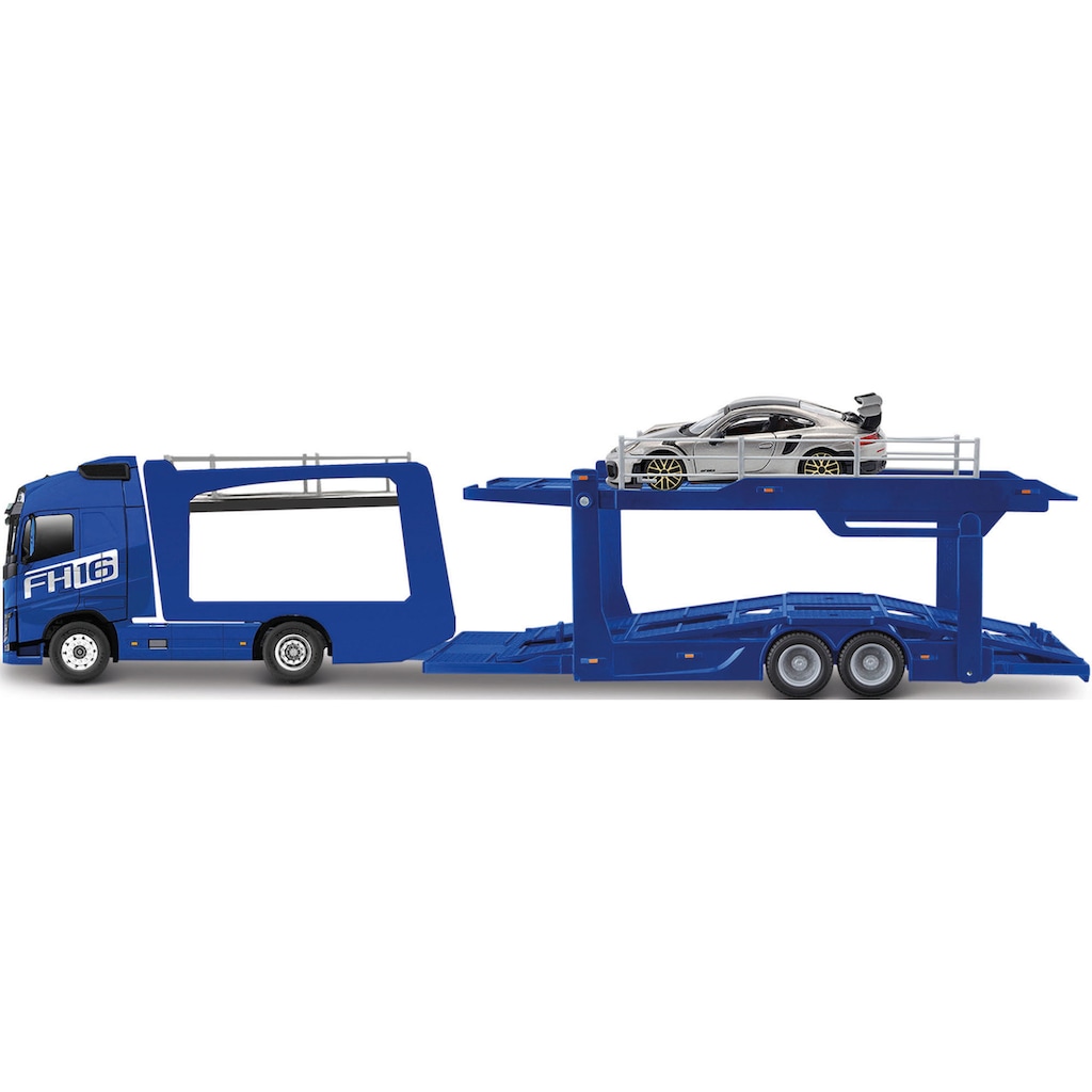 Bburago Spielzeug-Transporter »StreetFire Volvo FH16 Autotransporter«