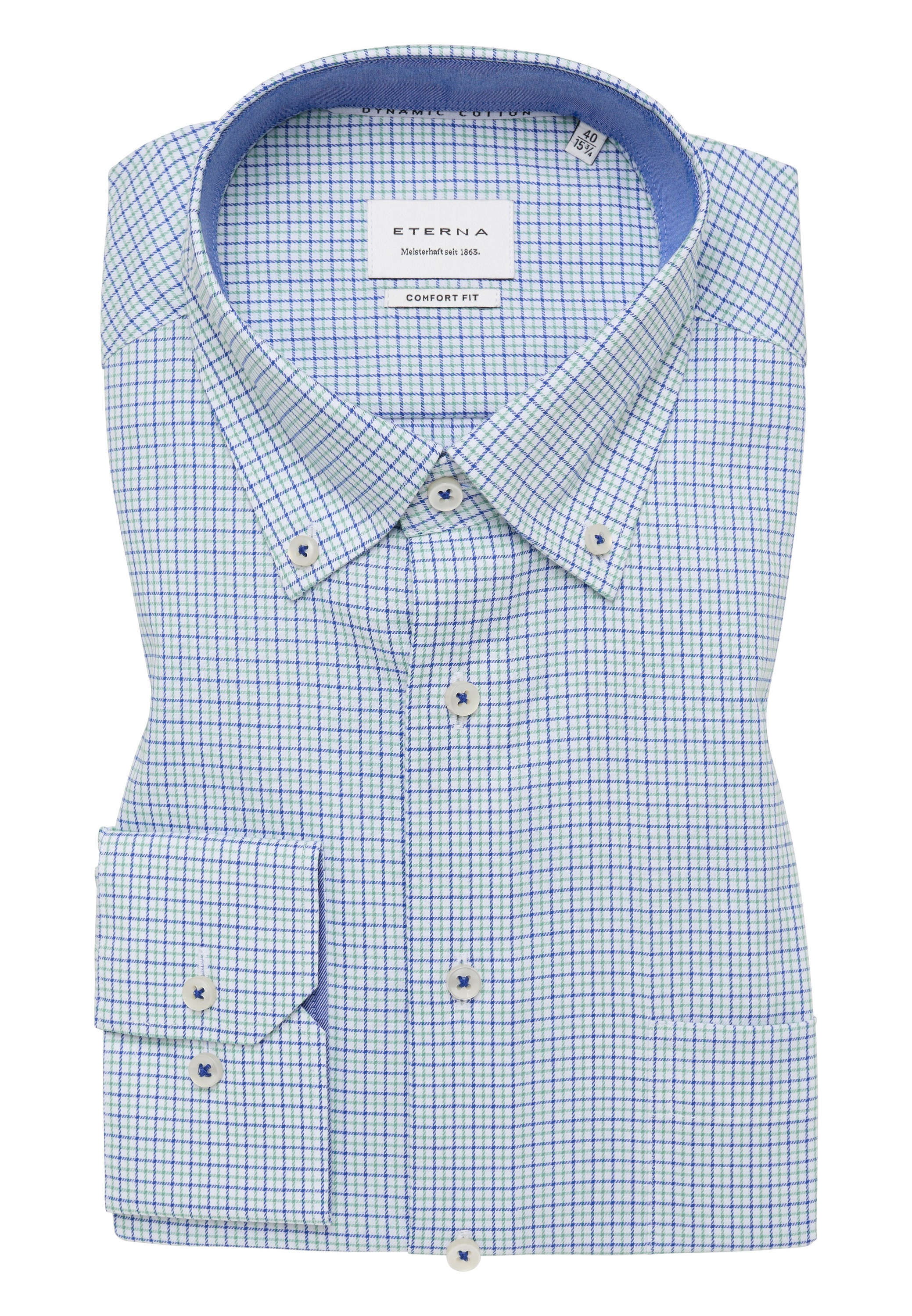 Eterna Langarmhemd »COMFORT FIT« NON IRON (bügelfrei)