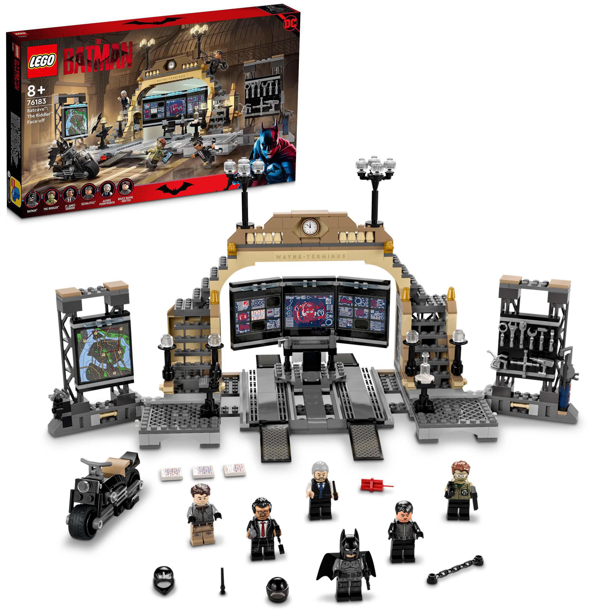 LEGO® Konstruktionsspielsteine »Bathöhle™: Duell mit Riddler™ (76183), LEGO® DC«, (581 St.)
