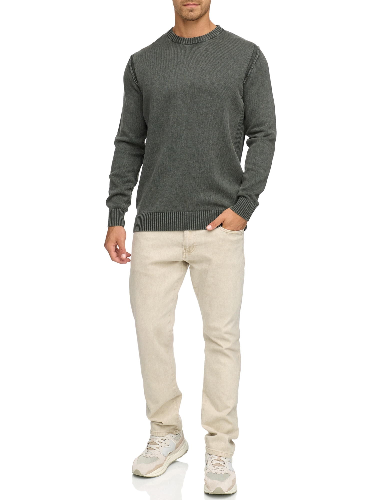 Indicode Rundhalspullover »INNiels O-neck«
