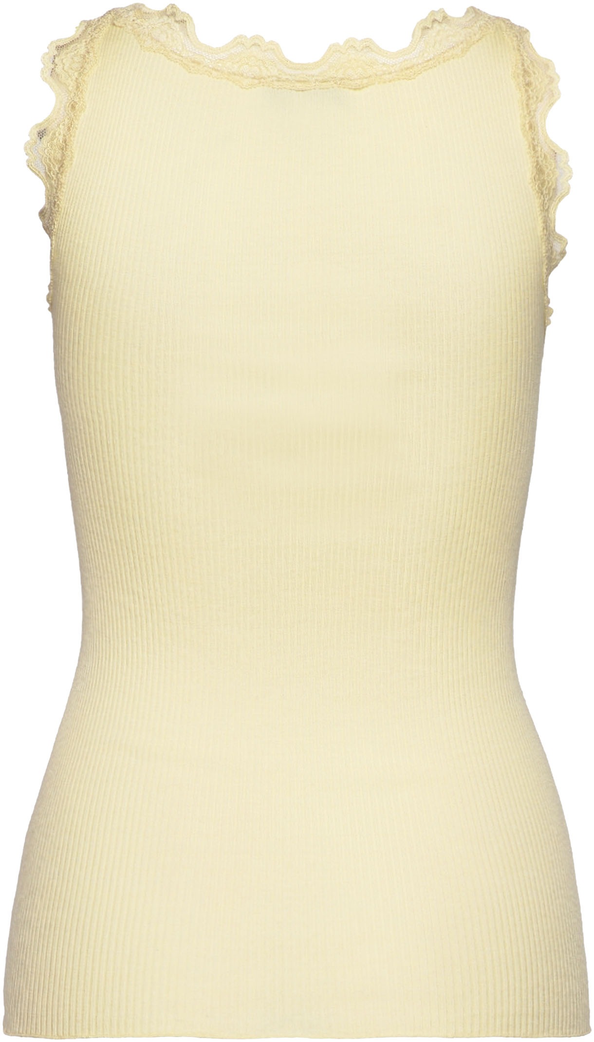rosemunde Tanktop »Babette Silk Top«, wunderschöner Vintage-Spitzenbesatz an Ausschnitt und Trägern