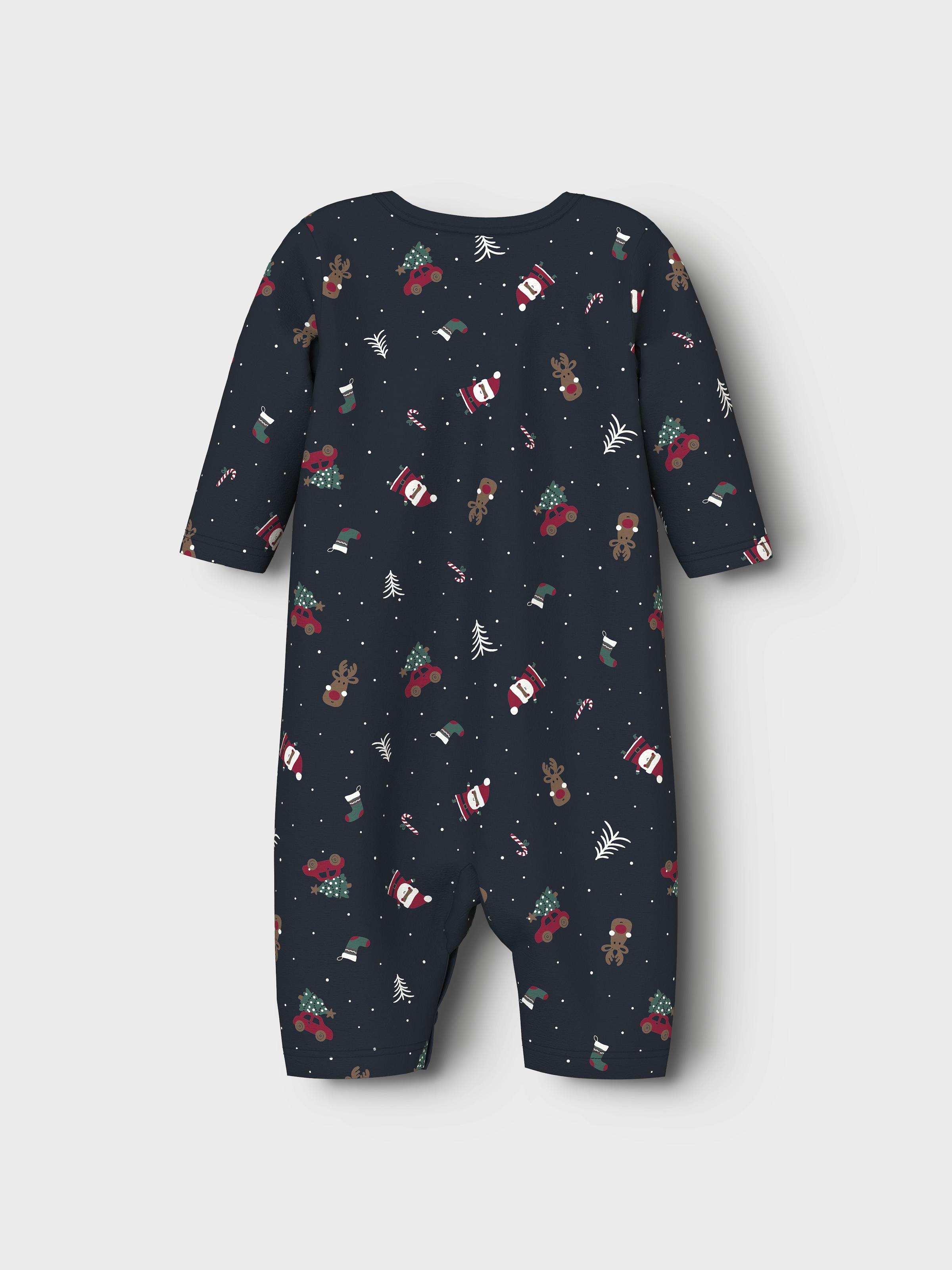 Name It Strampler »NBNVISMAS LS NIGHTSUIT«, mit Weihnachtsmotiv