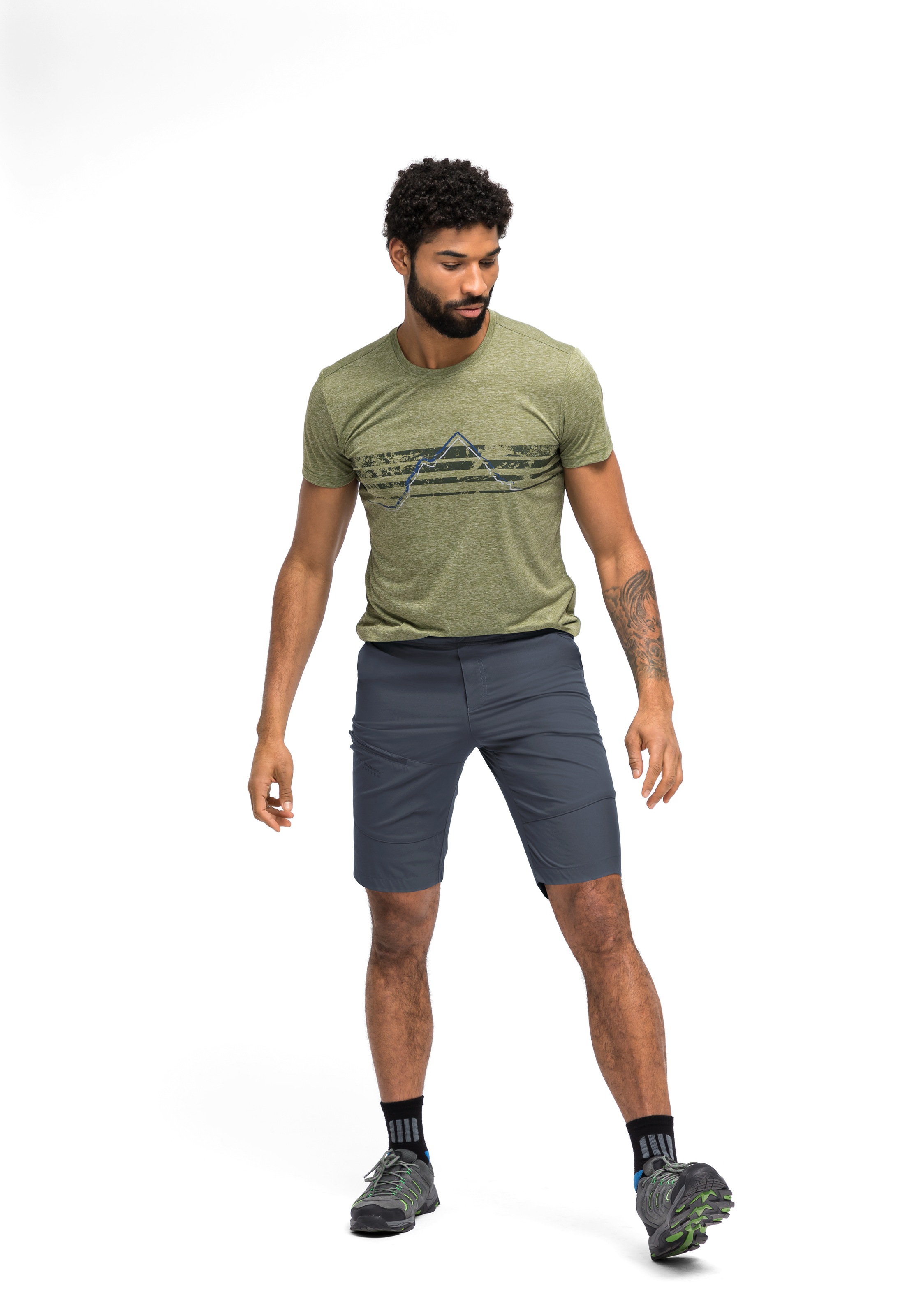 Maier Sports Funktionsshorts »Fortunit L.B. M«, Herren Shorts, kurze Outdoor-Hose, Bermuda mit lockerer Passform