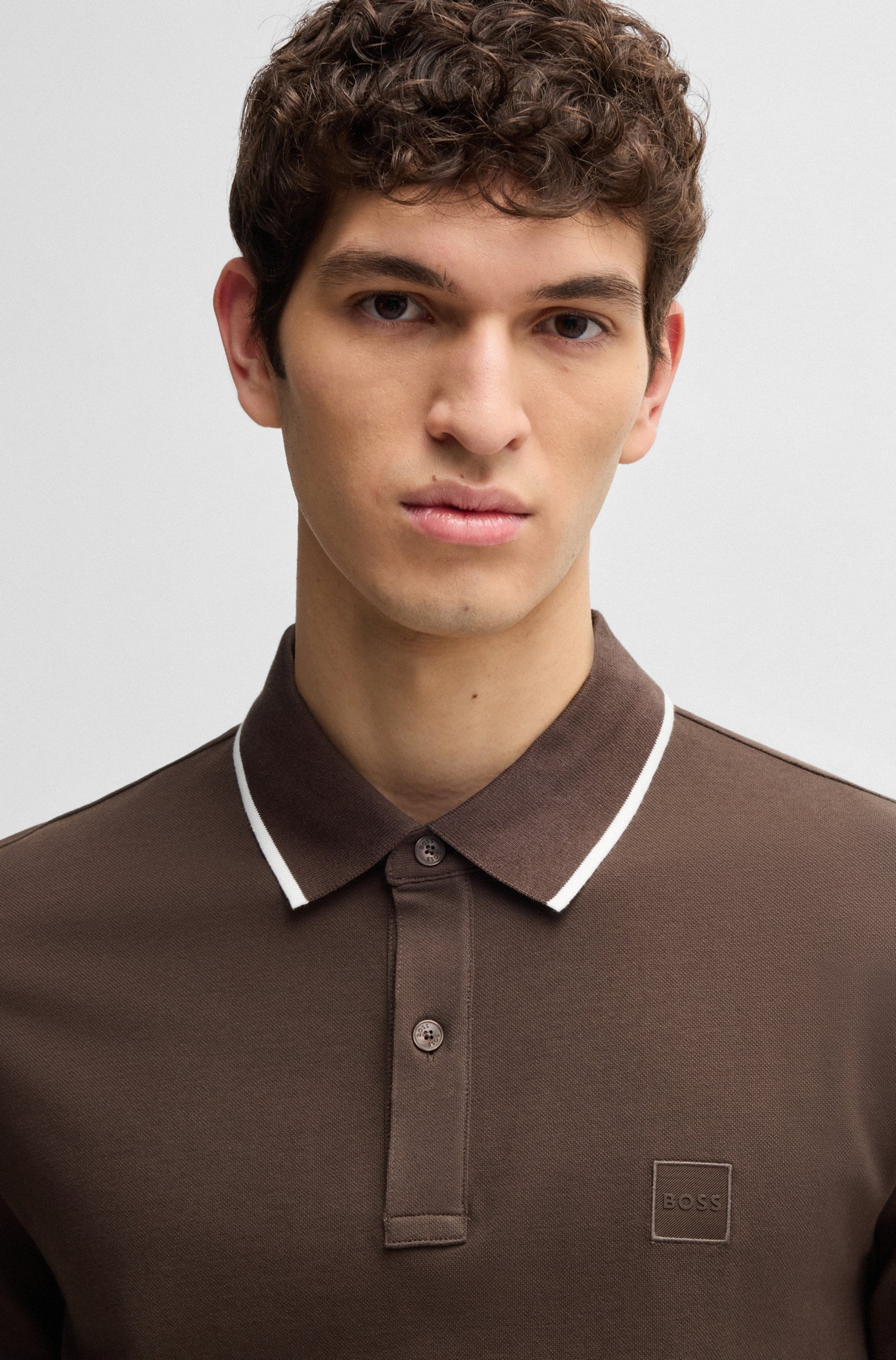 BOSS ORANGE Poloshirt »Passertip«, mit BOSS Logo-Badge