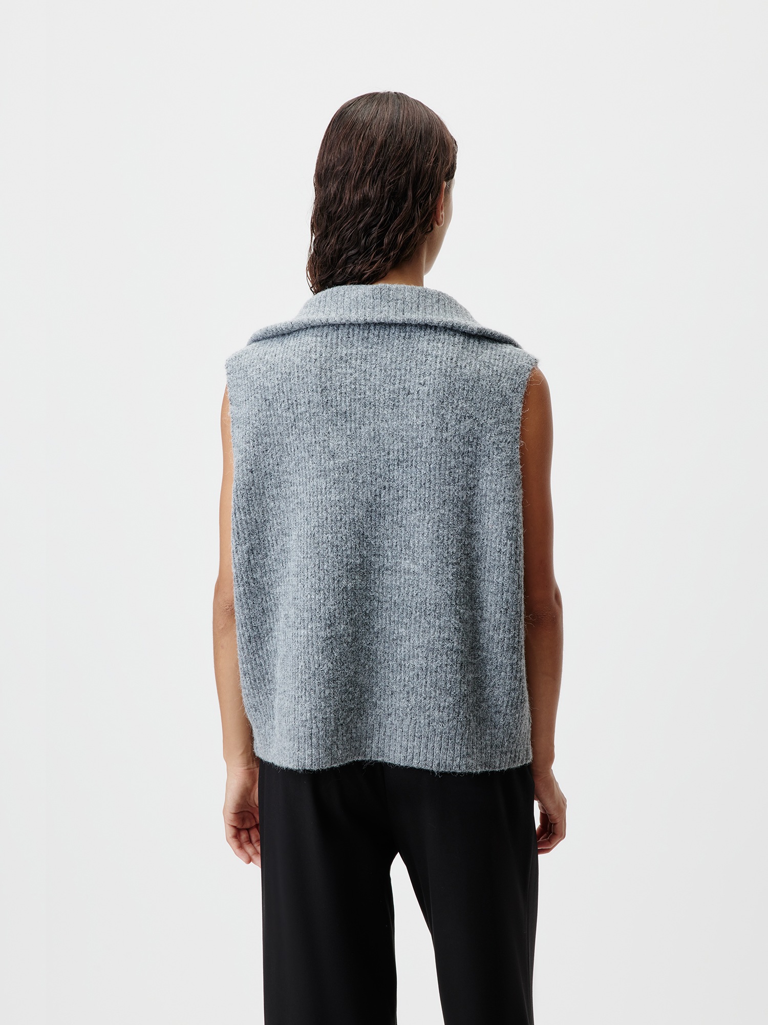 LeGer Pullunder »Blakely, LeGer by Lena Gercke« grob gestrickte Struktur, melierte Optik