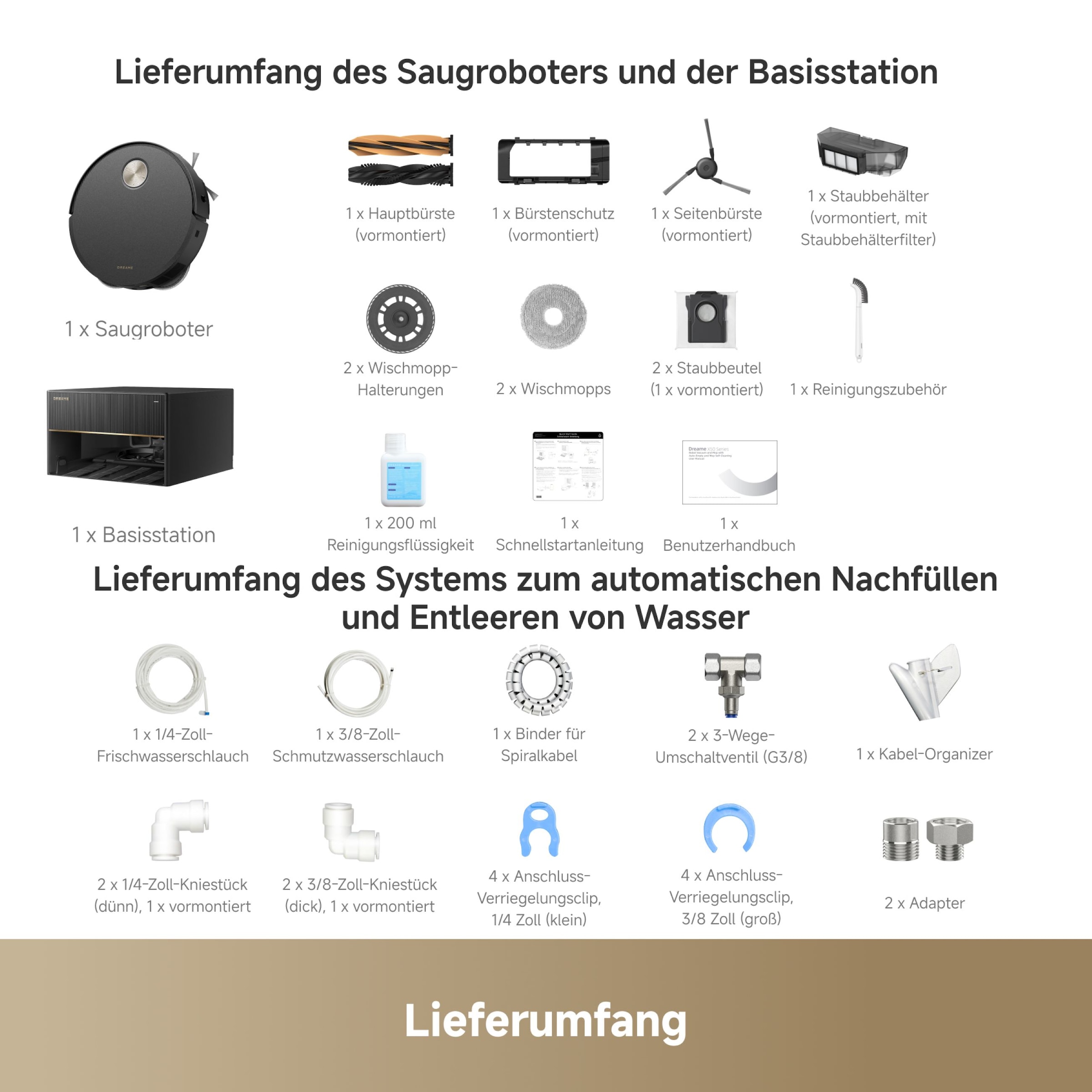 Dreame Saugroboter »Dreame X50 Master mit Wischfunktion, 20.000 Pa Saugkraft«, Hindernisüberwindung, kompakte Basisstation
