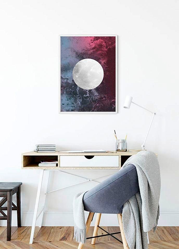 Komar Bild »Solum Luna«, Abstrakt, (1 St.), Wandbild zur Dekoration - ohne Rahmen