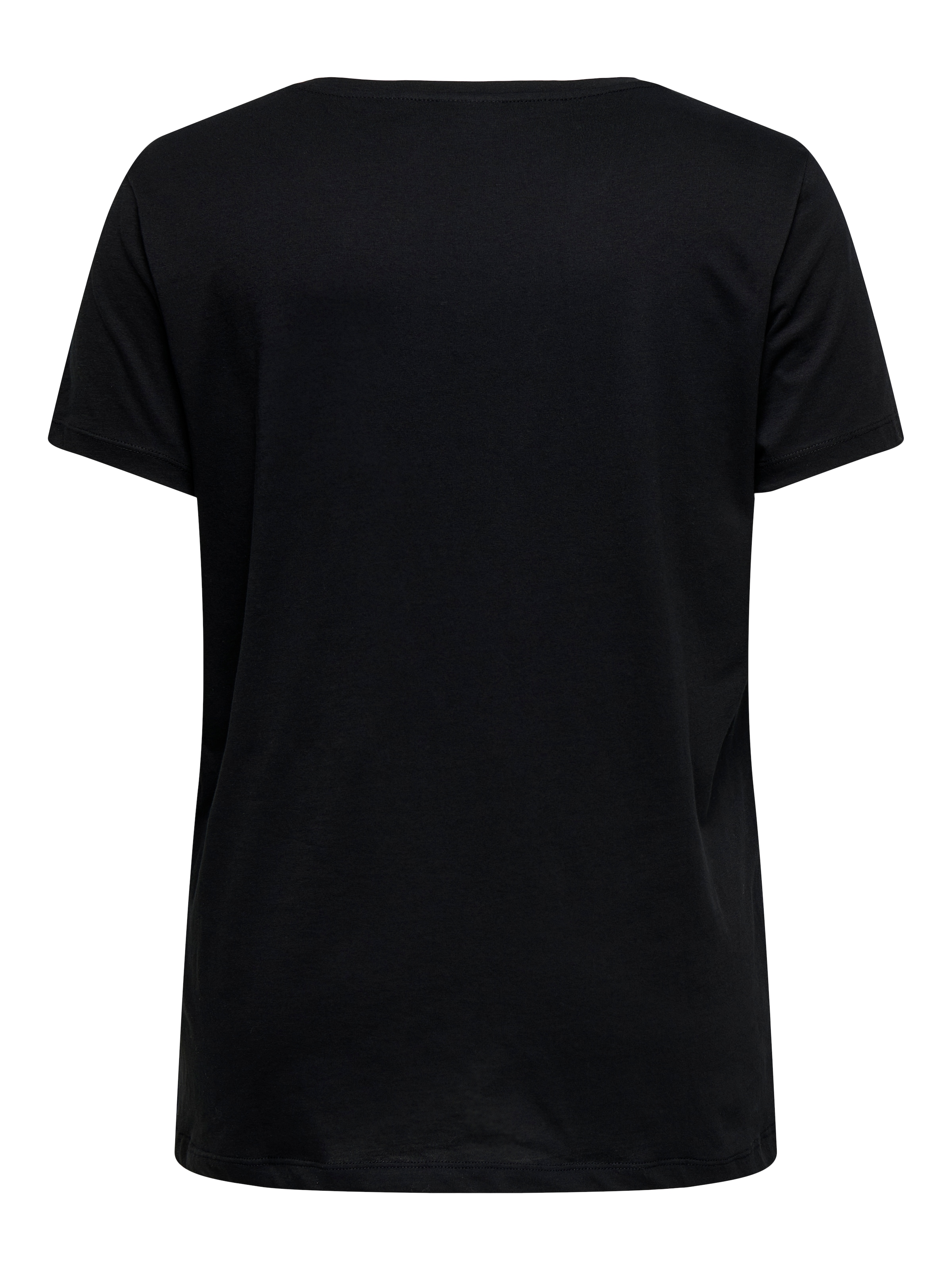 ONLY CARMAKOMA Kurzarmshirt »CARLYDIA LIFE SS V-NECK REG TEE JRS«