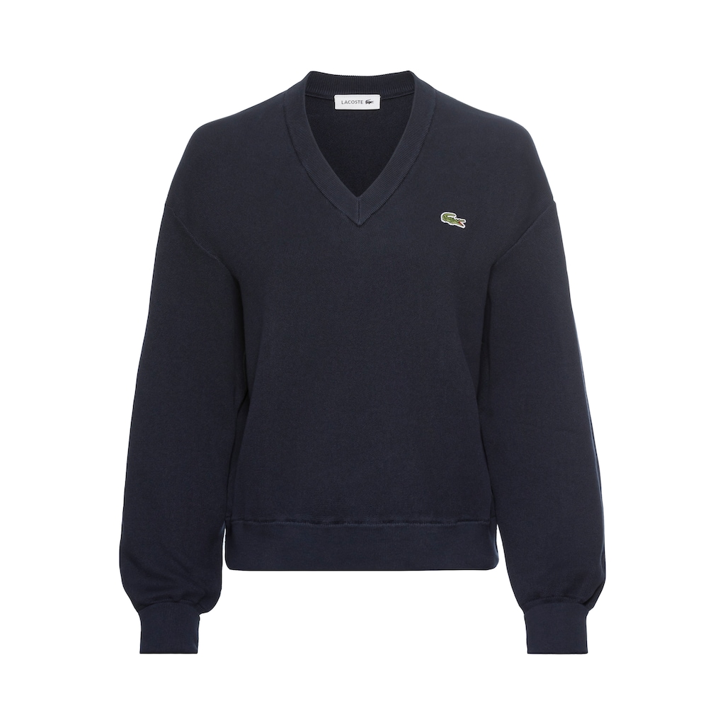 Lacoste V-Ausschnitt-Pullover