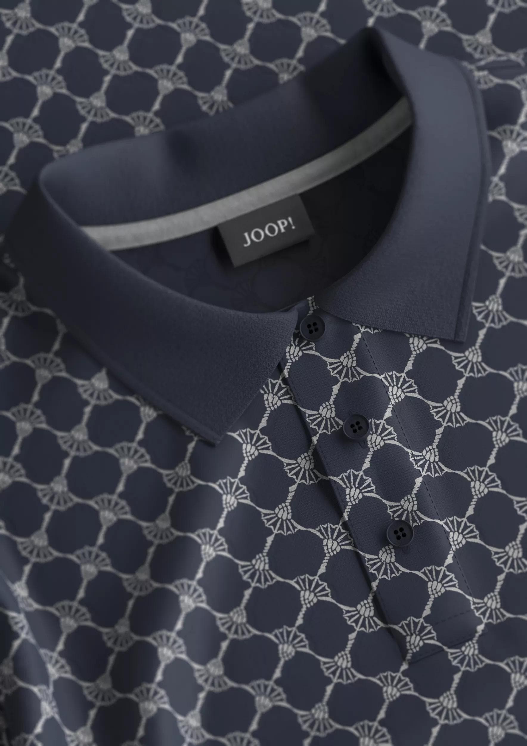 JOOP! Poloshirt »Paigam« mit Cornflower-Allover-Print