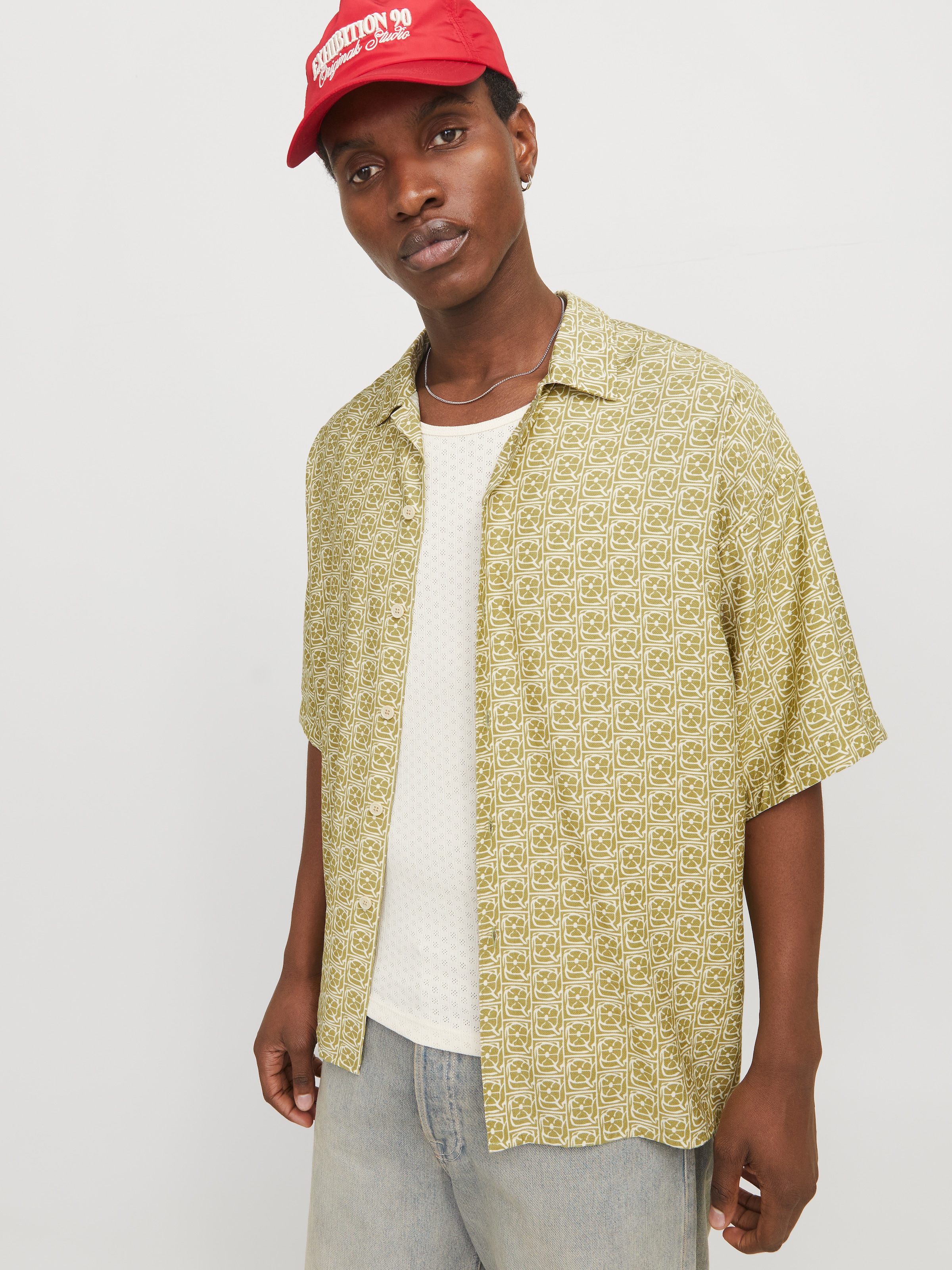 Jack & Jones Kurzarmhemd »JORMARSHALL ISLINGTON AOP SHIRT SS SN«